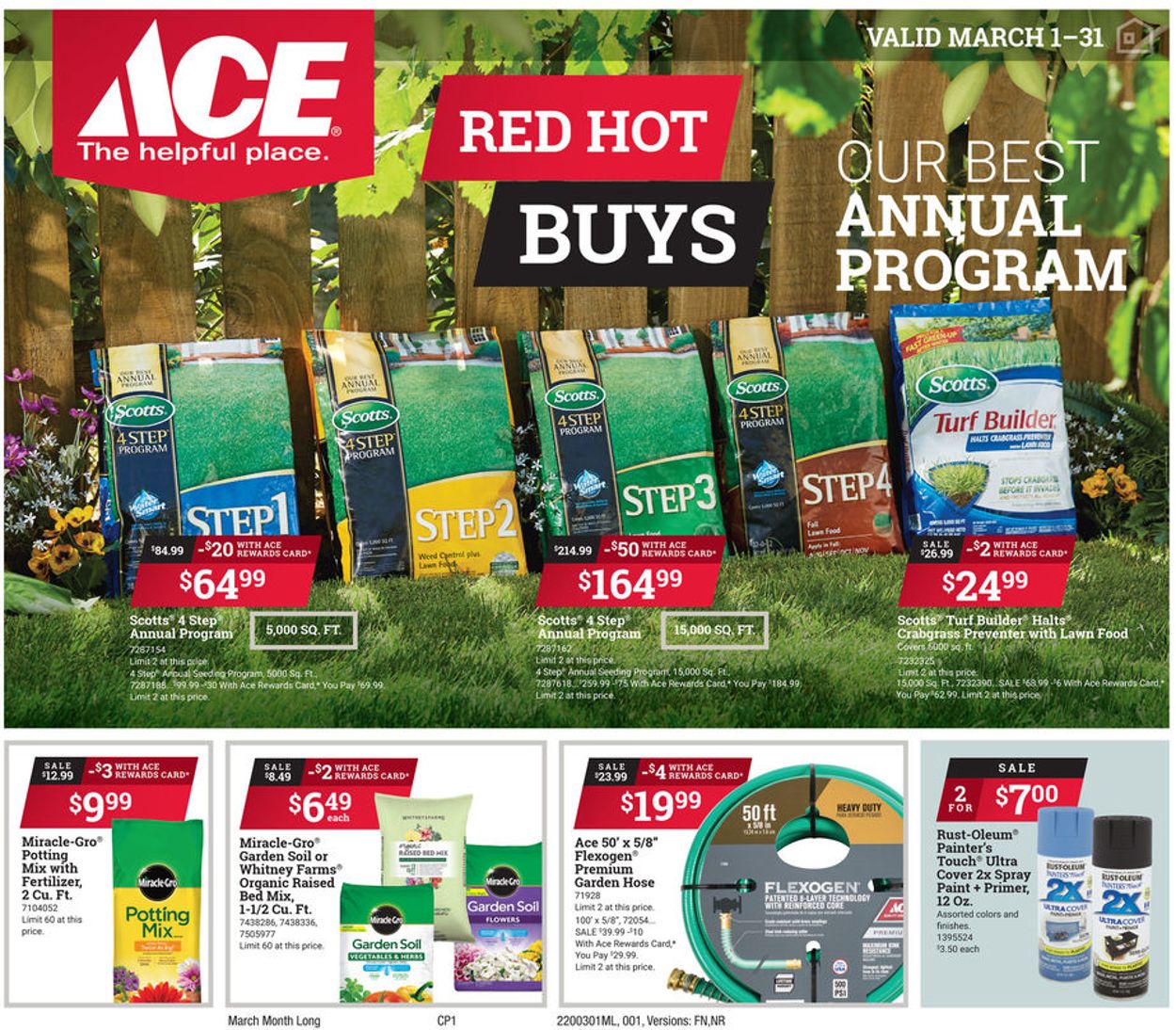 Ace Hardware Ad from 03/01/2020