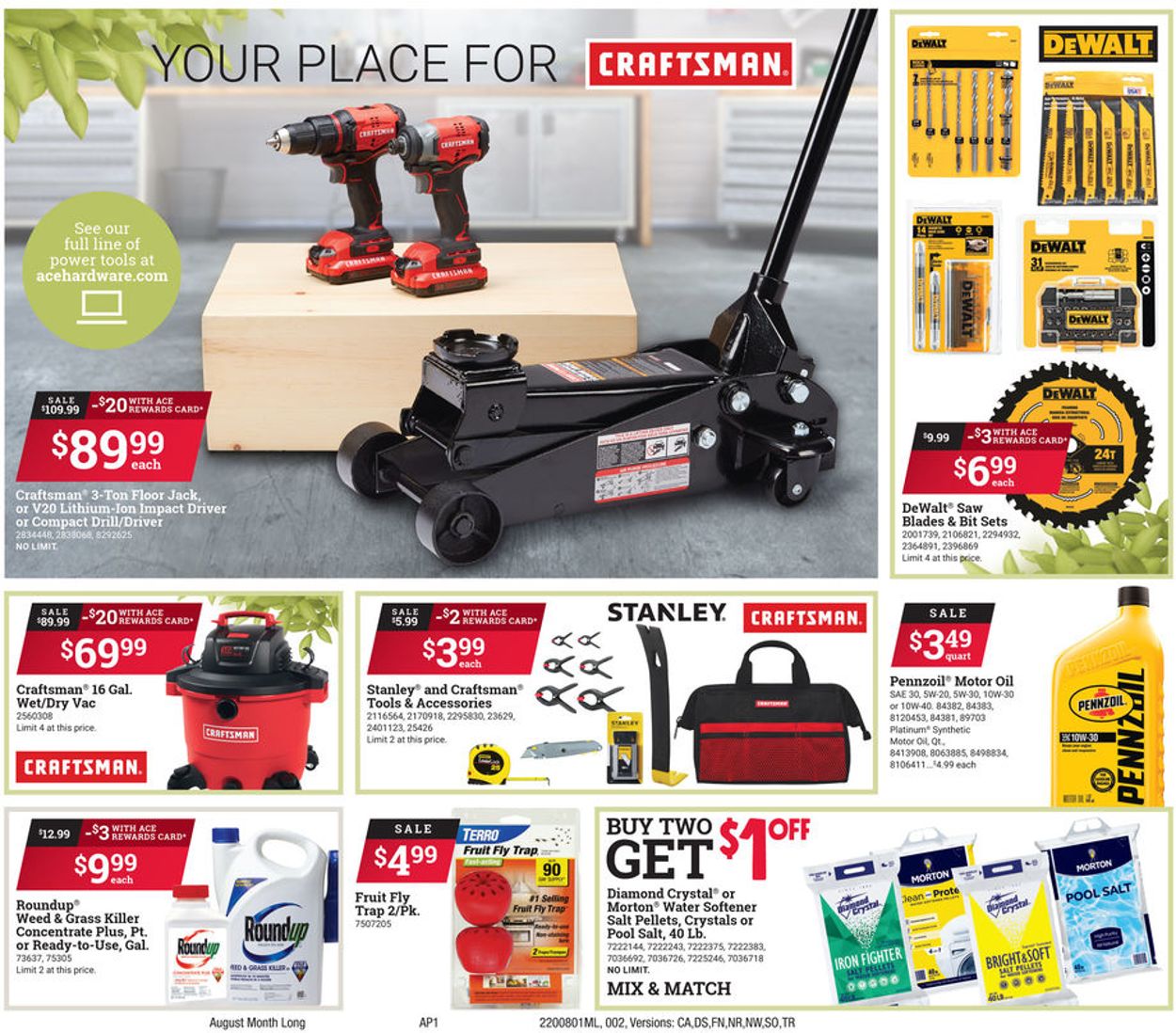 Ace Hardware Ad from 08/01/2020