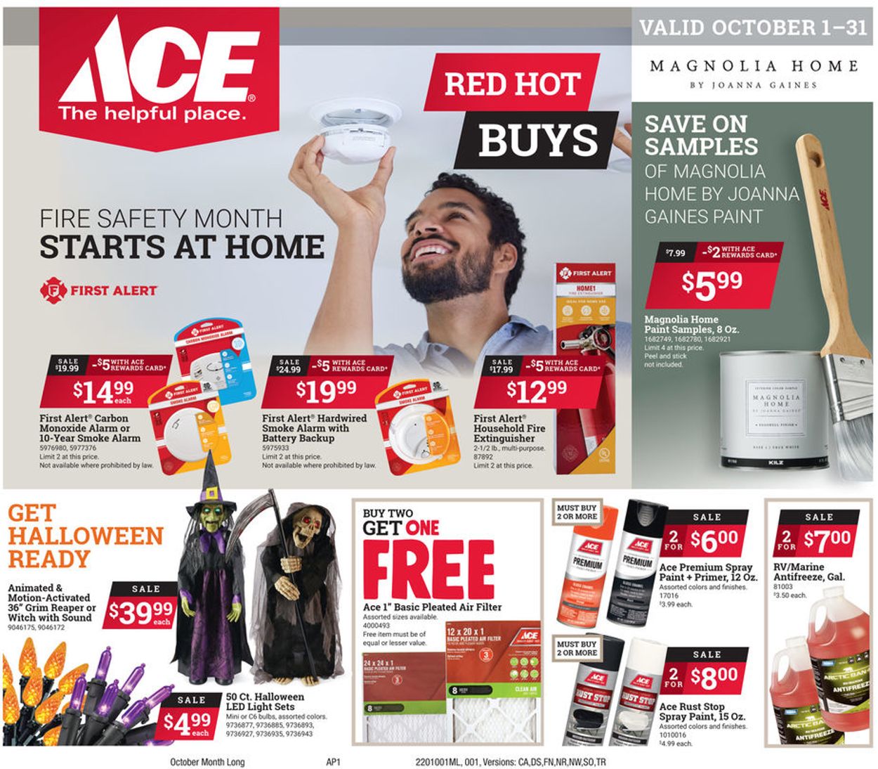 Ace Hardware Ad from 10/01/2020