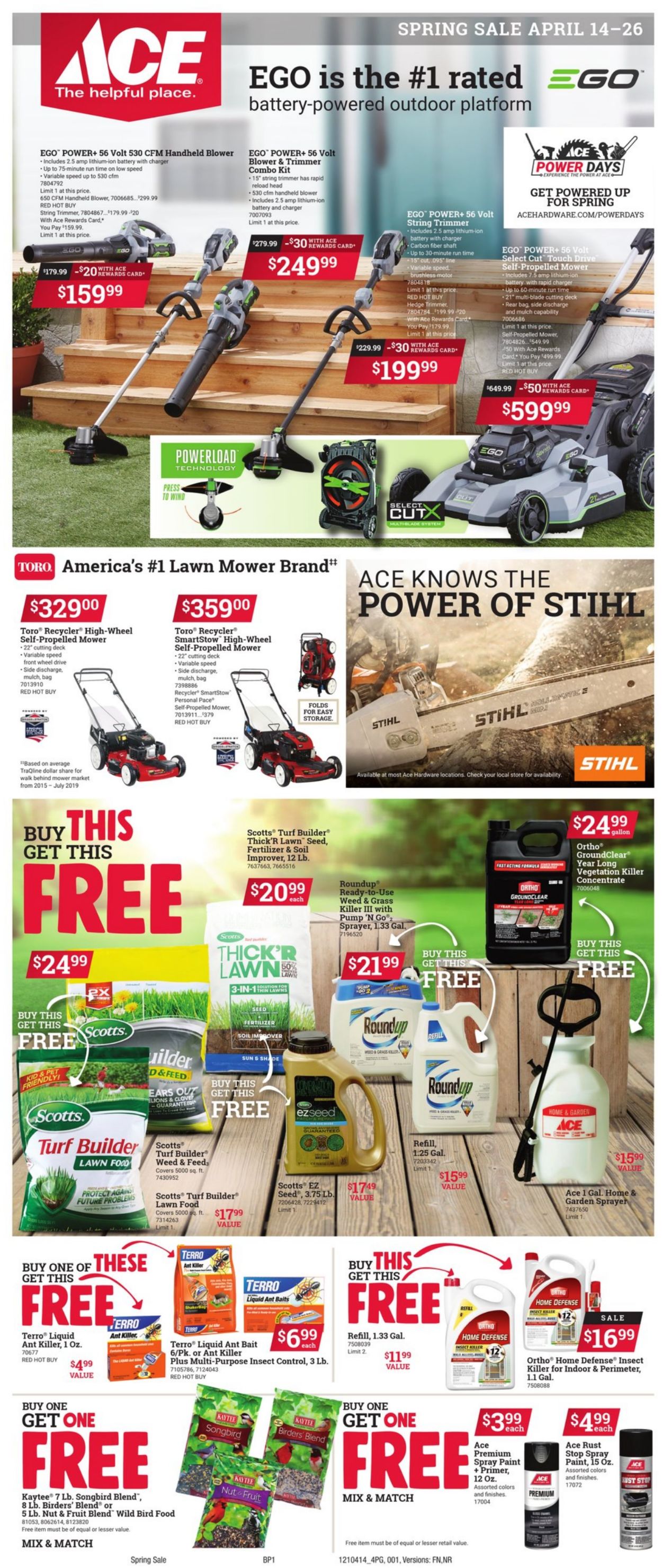 Ace Hardware Ad from 04/14/2021