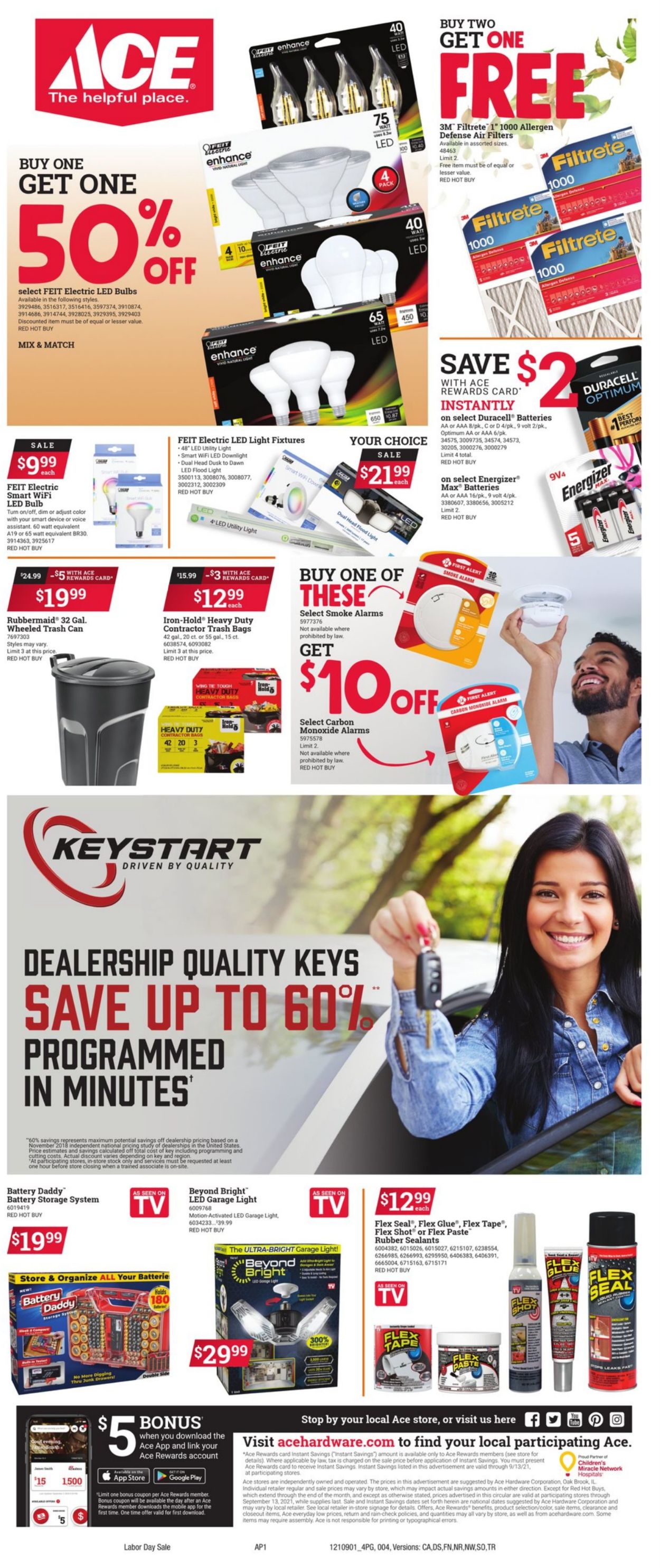 Ace Hardware Ad from 09/01/2021