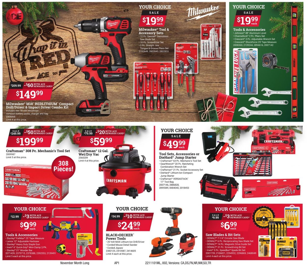 Ace Hardware Ad from 11/01/2021
