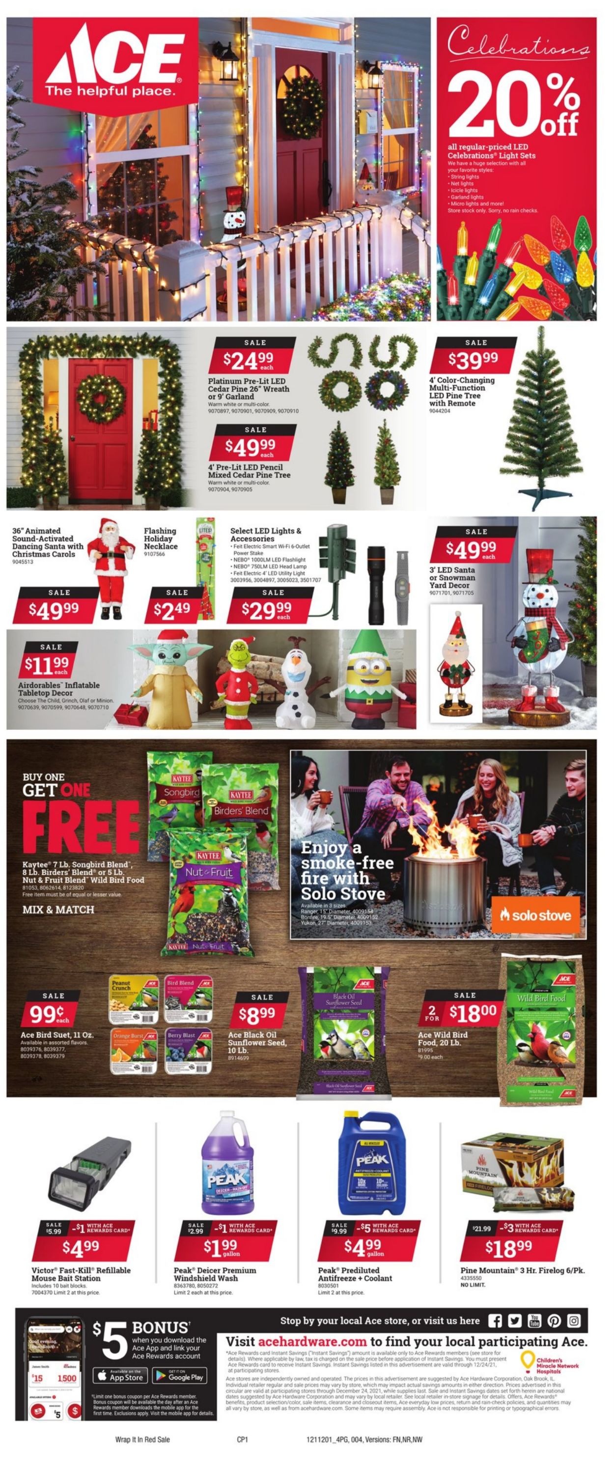 Ace Hardware Ad from 12/01/2021
