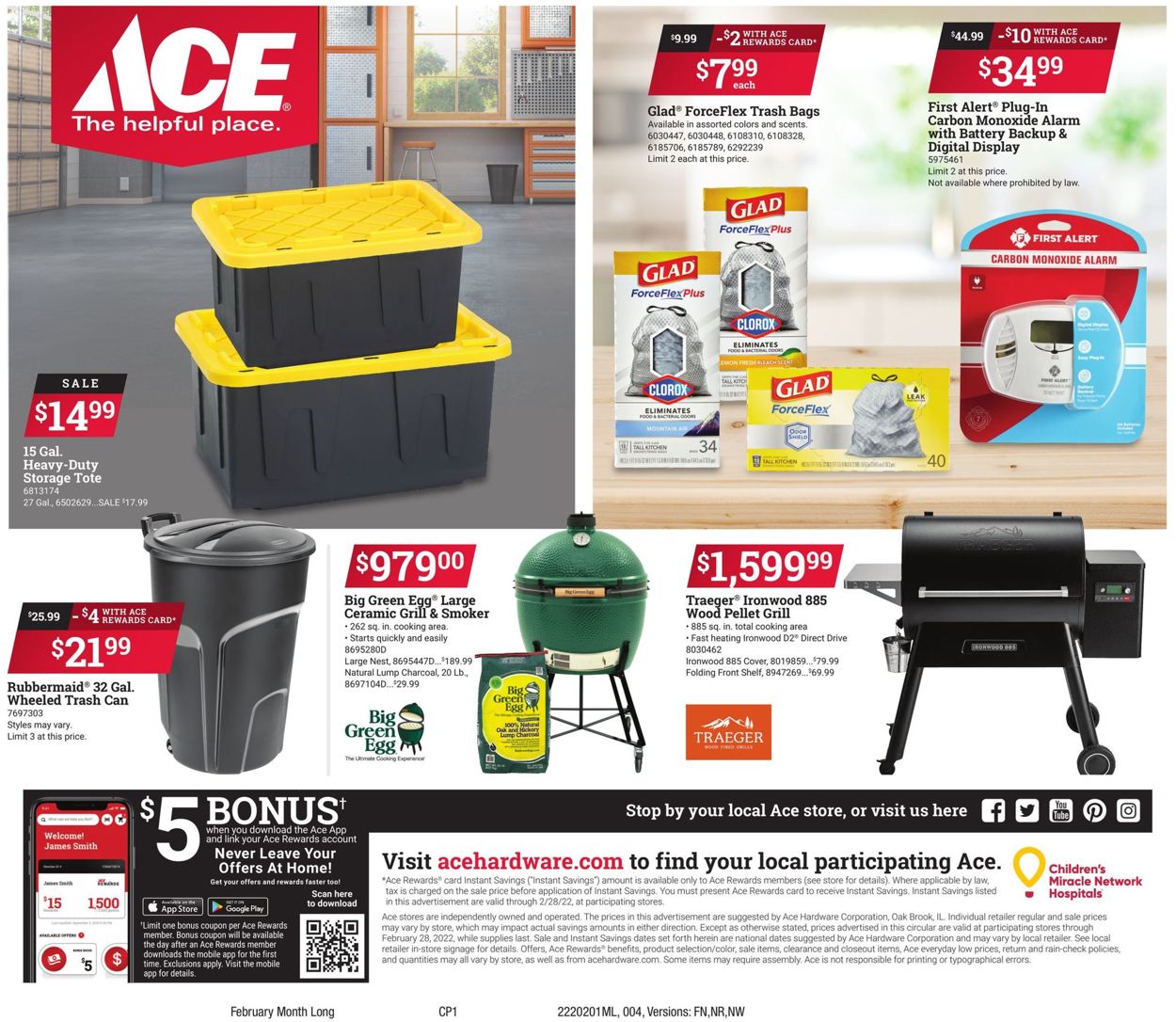 Ace Hardware Ad from 02/01/2022