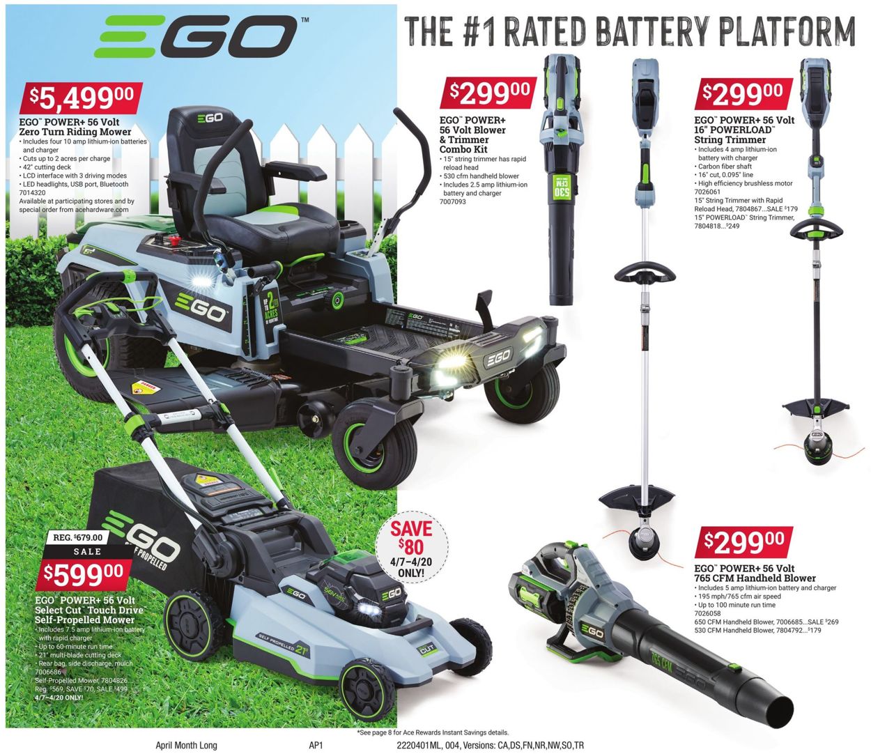 Ace Hardware Ad from 04/01/2022