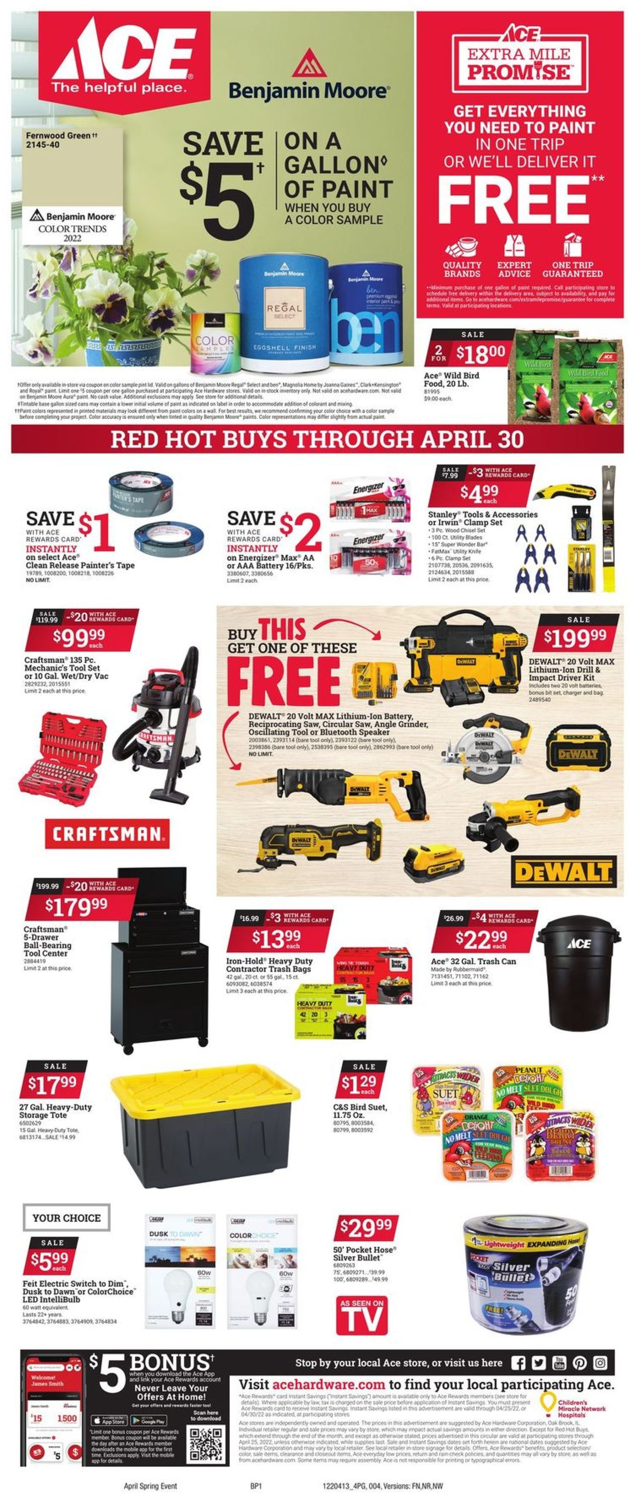 Ace Hardware Ad from 04/13/2022