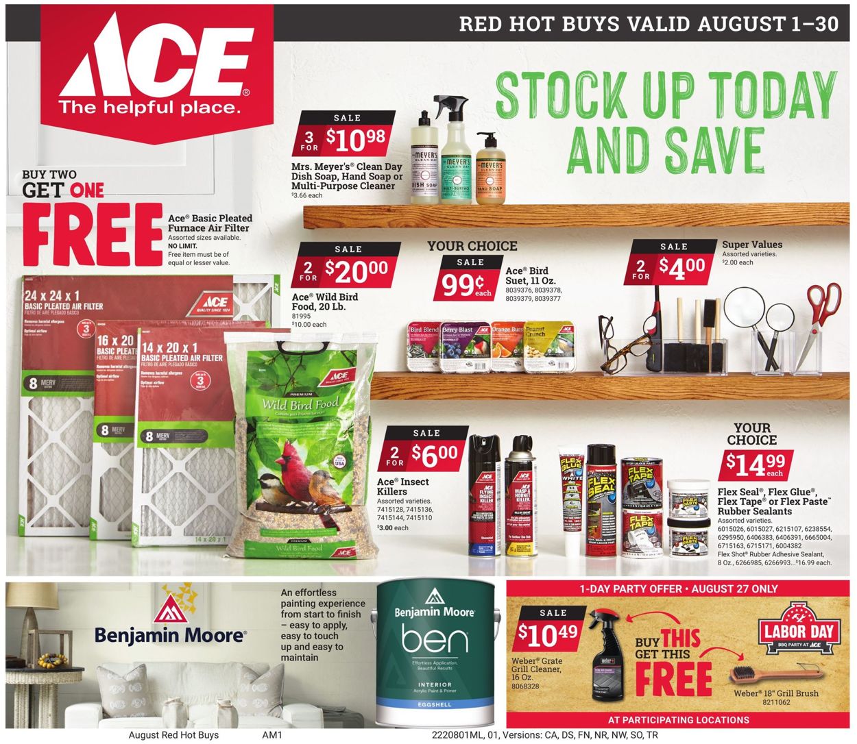 Ace Hardware Ad from 08/01/2022