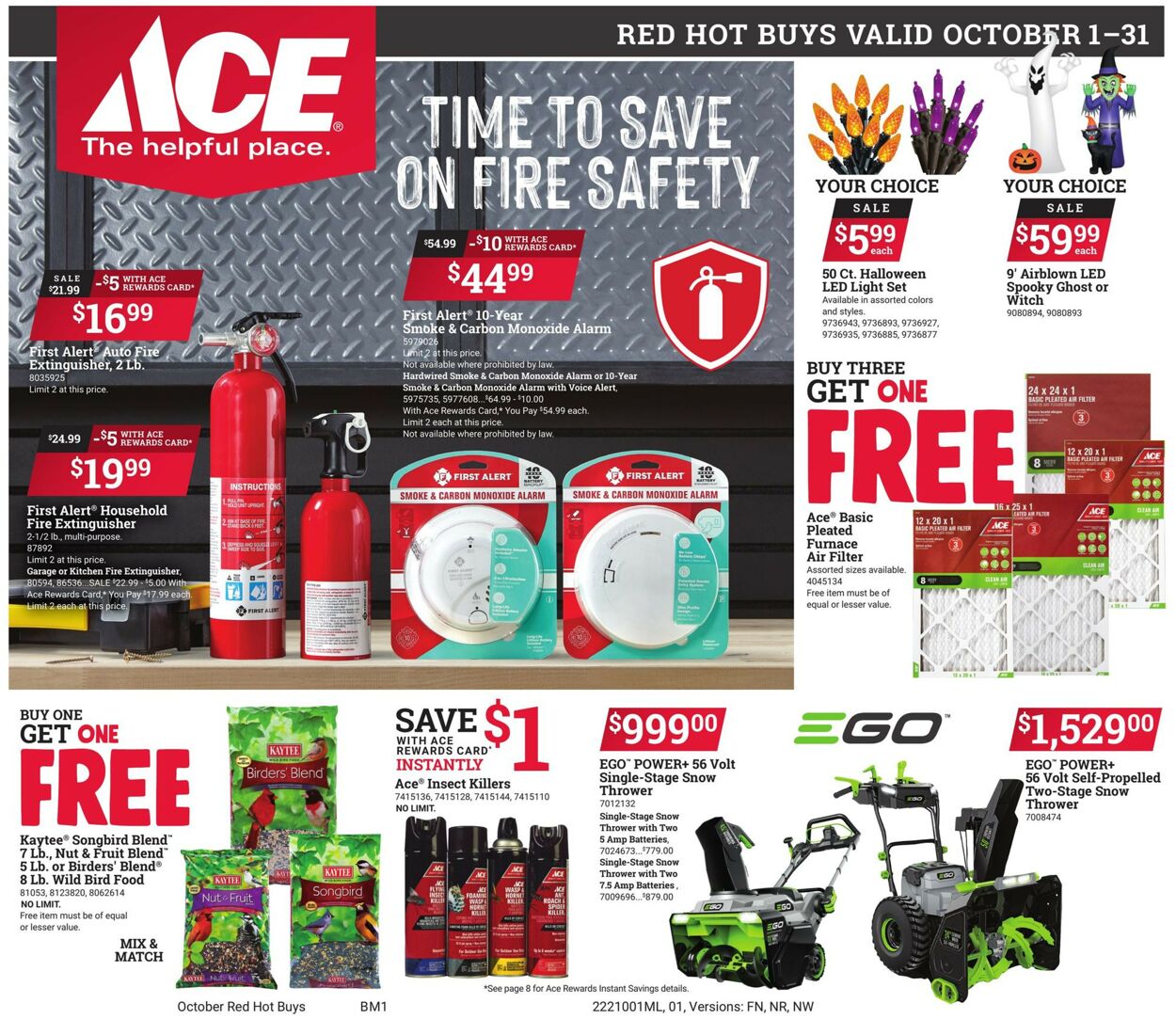 Ace Hardware Ad from 10/01/2022