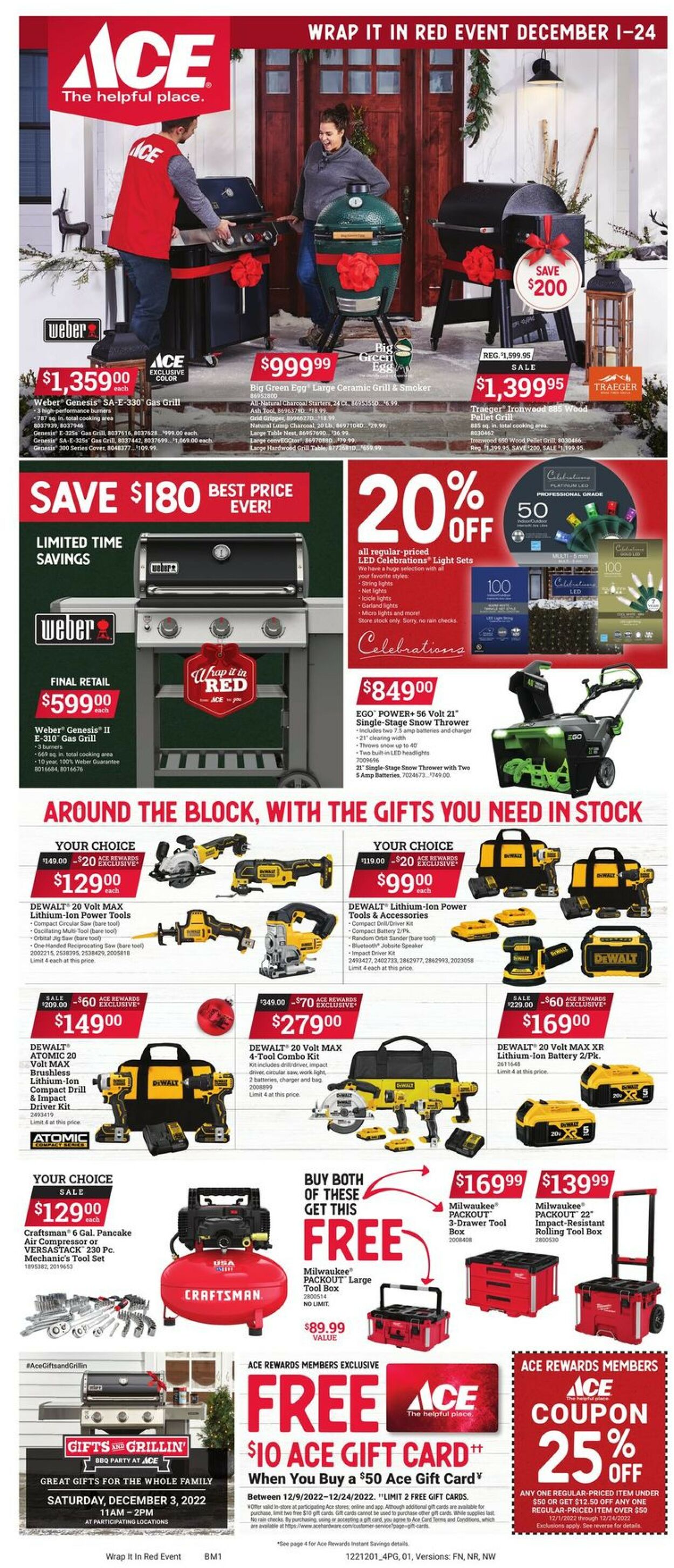 Ace Hardware Ad from 12/01/2022