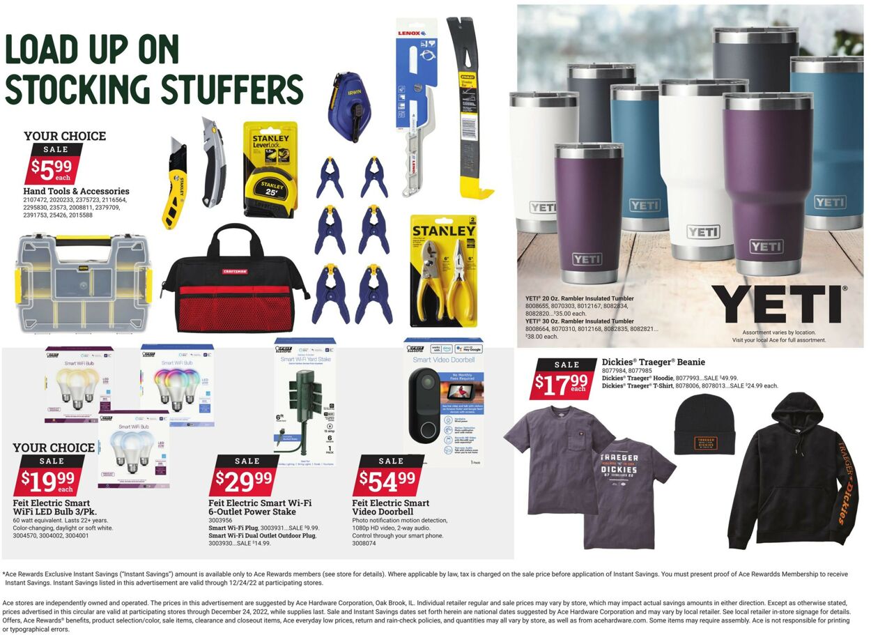 Ace Hardware Ad from 12/09/2022