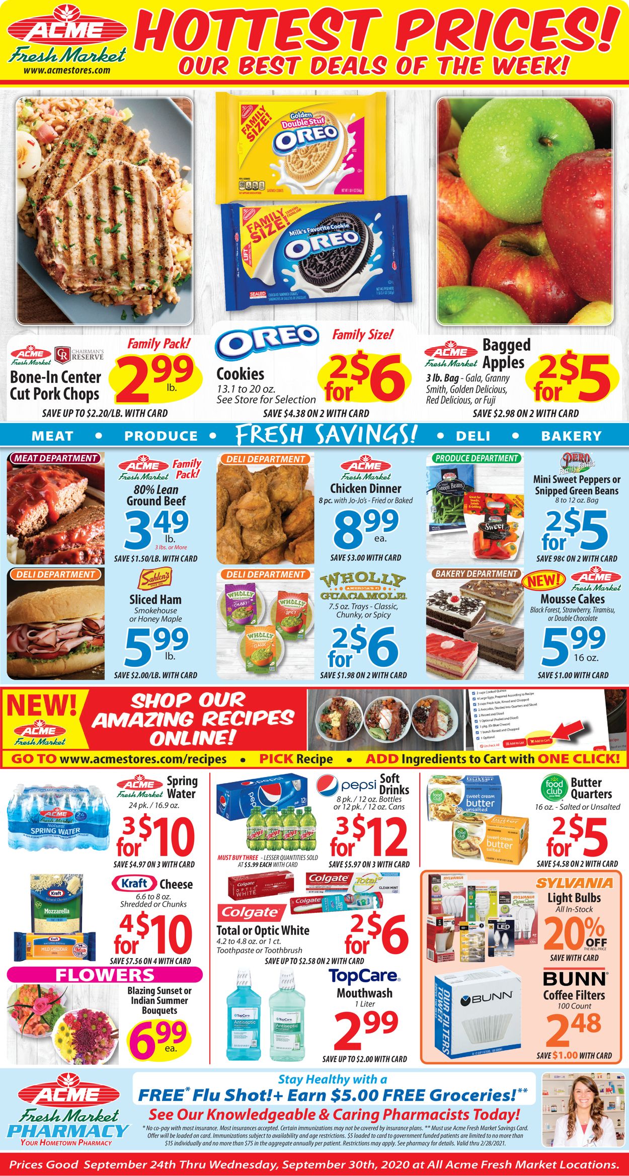 Acme Fresh Market Ad from 09/24/2020