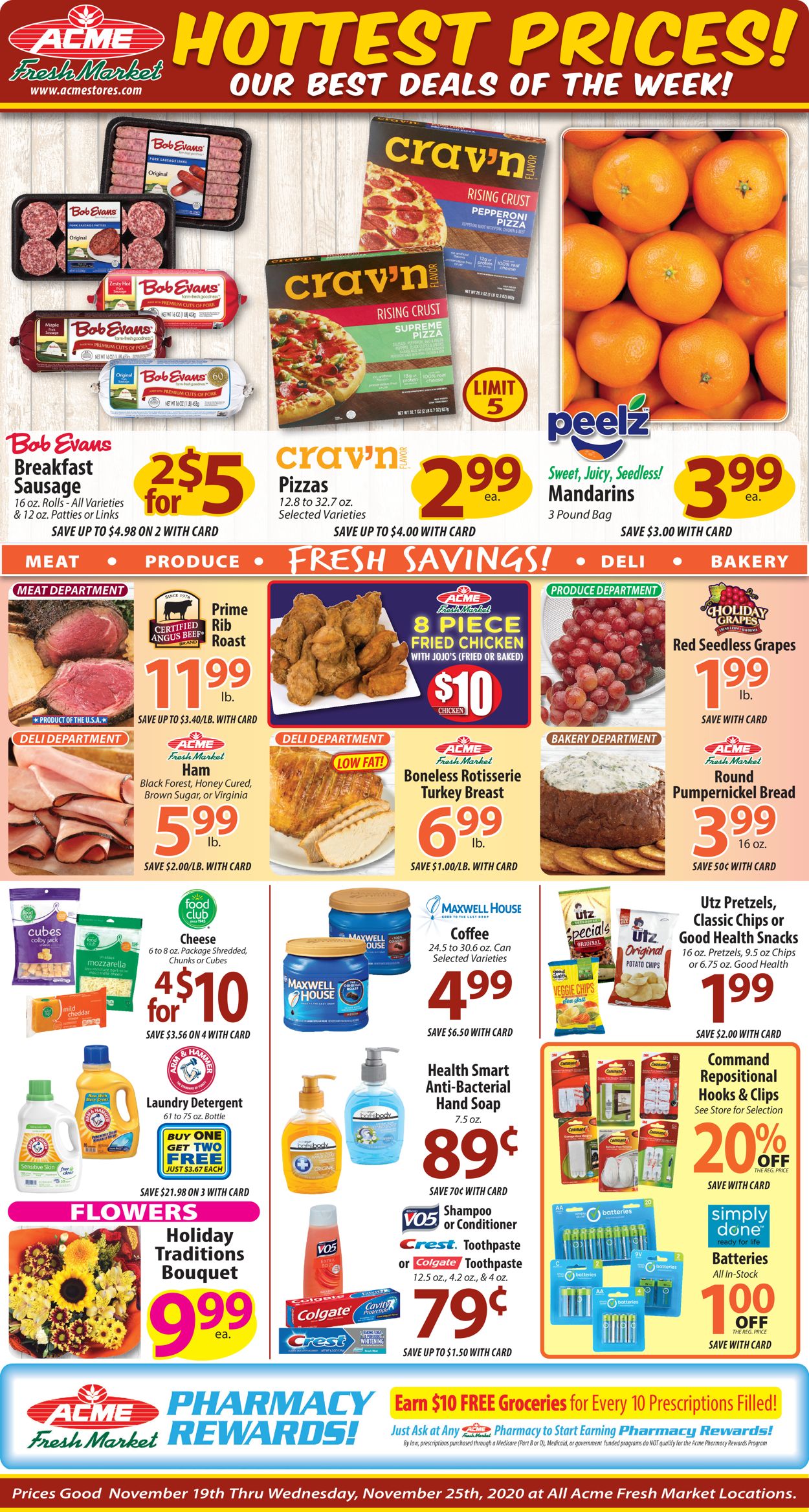 Acme Fresh Market Ad from 11/19/2020