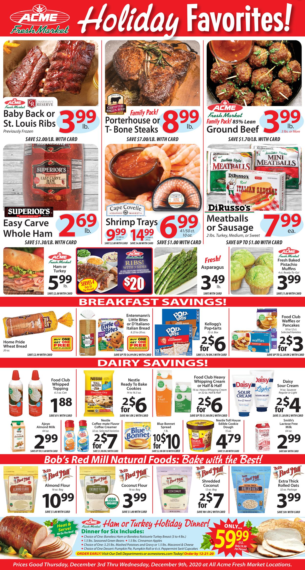 Acme Fresh Market Ad from 12/03/2020
