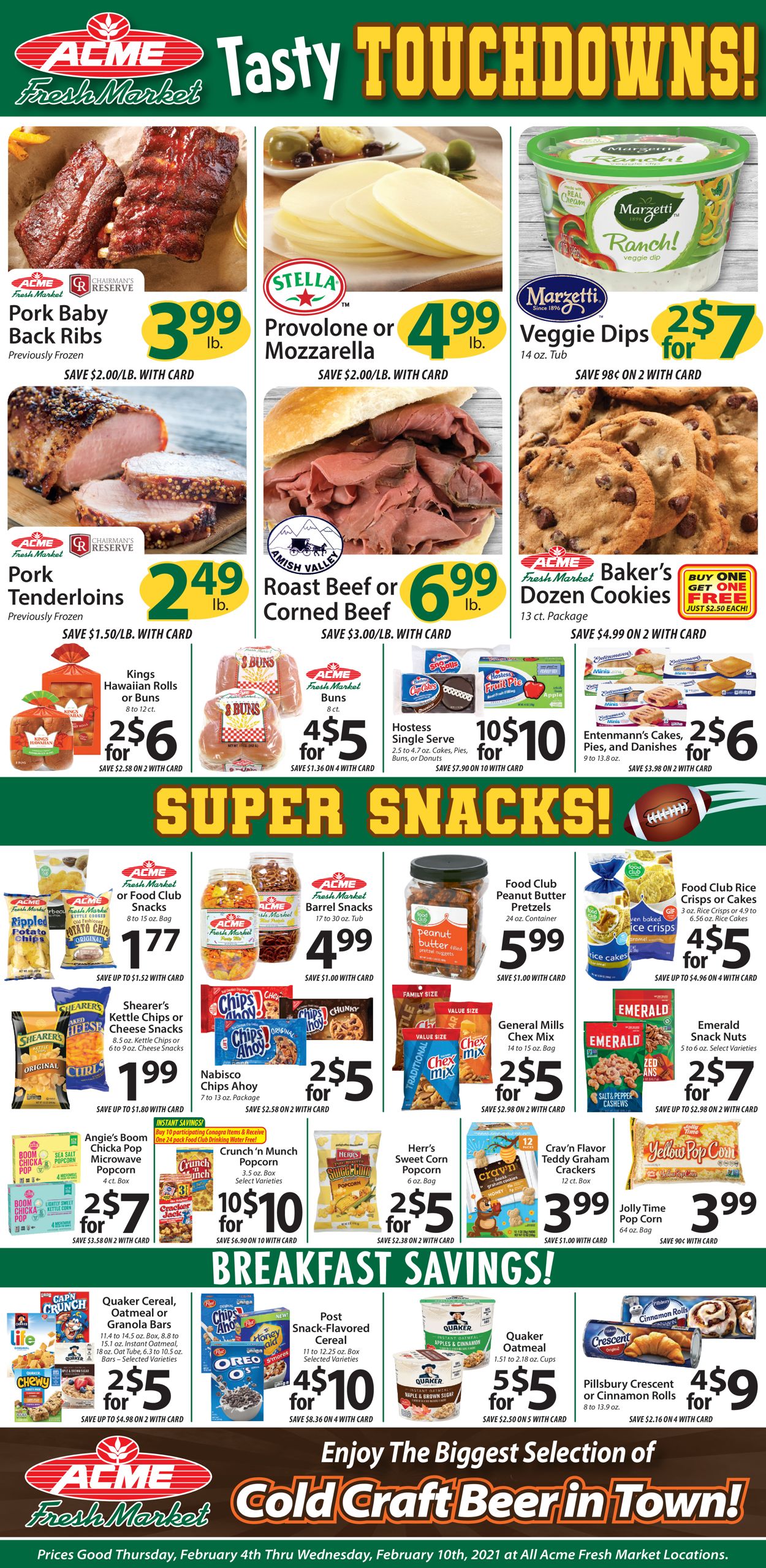 Acme Fresh Market Ad from 02/04/2021