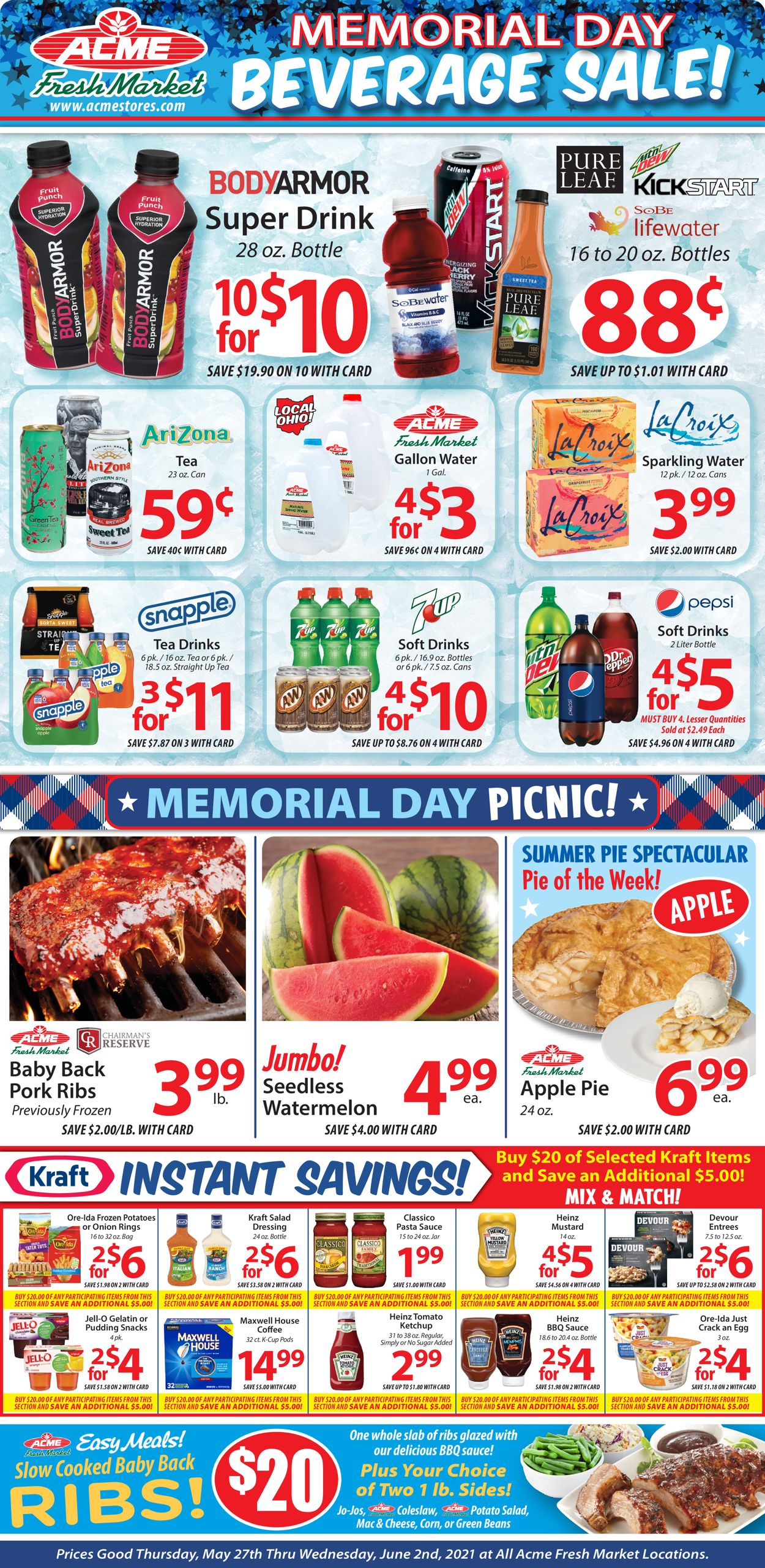 Acme Fresh Market Ad from 05/27/2021