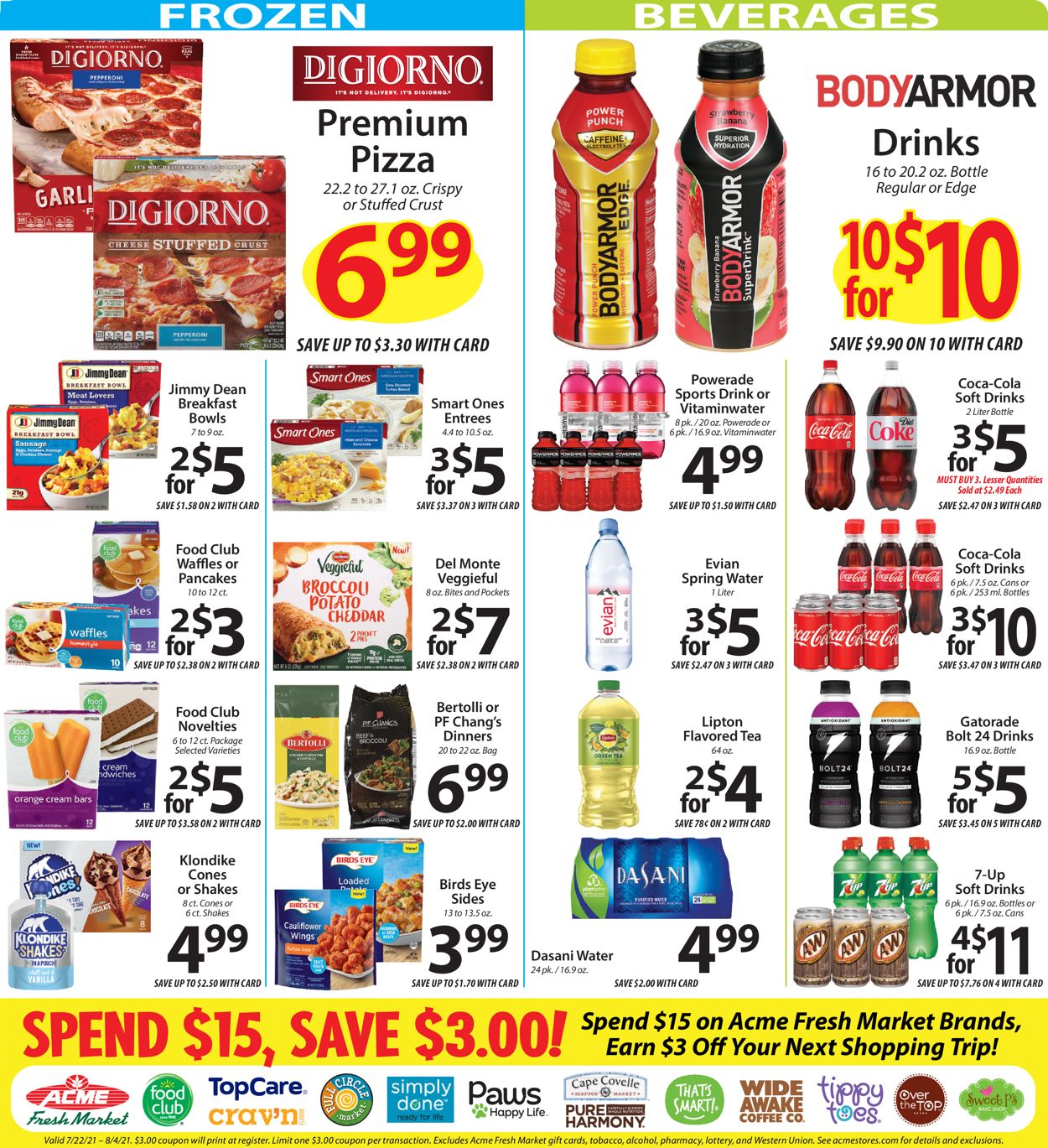 Acme Fresh Market Ad from 07/22/2021