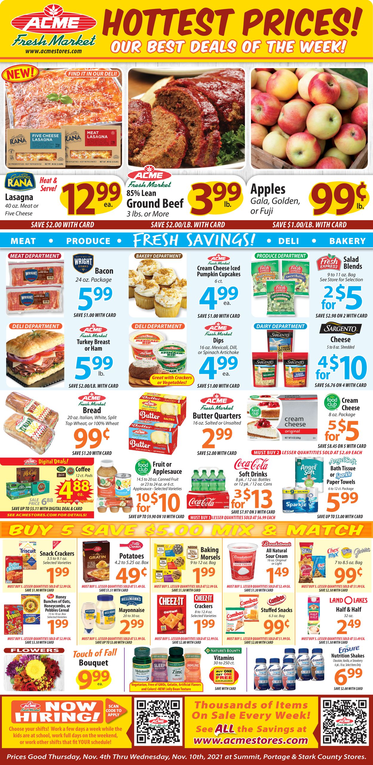 Acme Fresh Market Ad from 11/04/2021