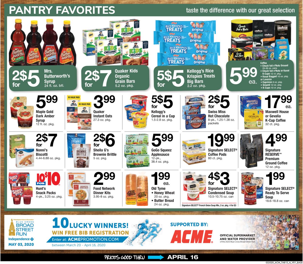 Acme Ad from 03/20/2020