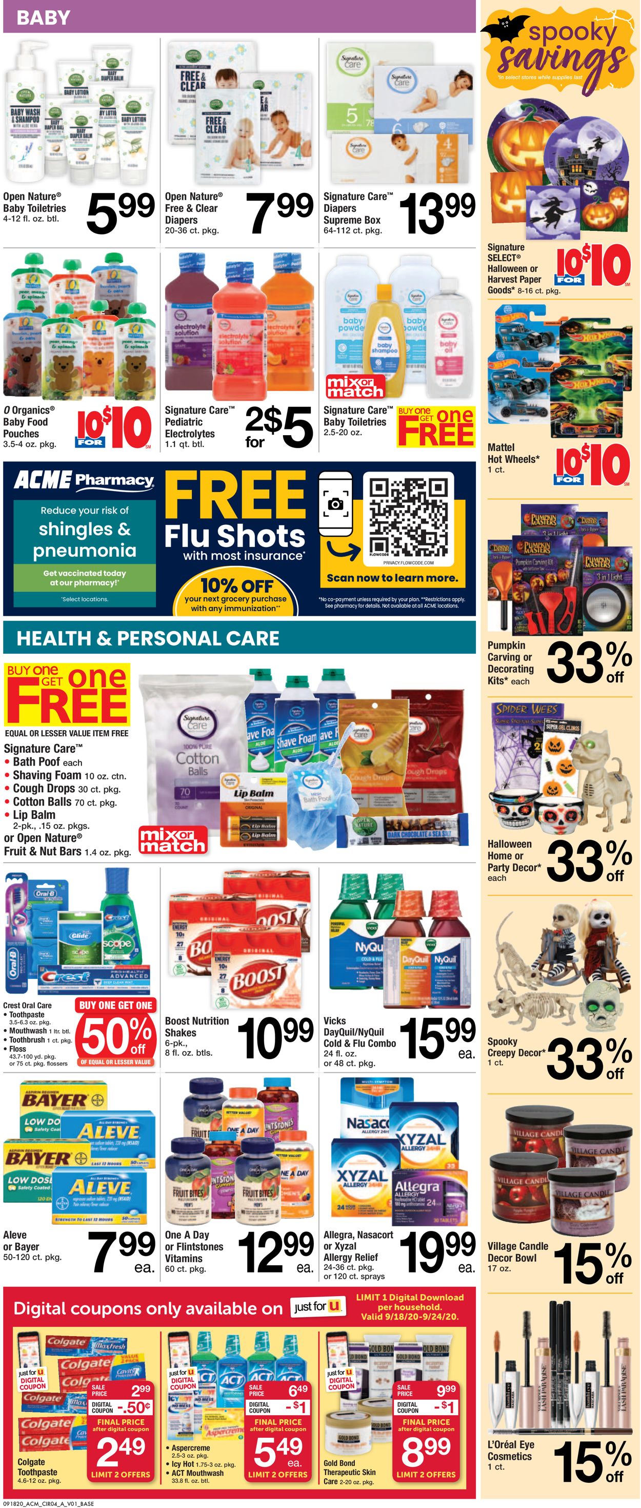 Acme Ad from 09/18/2020