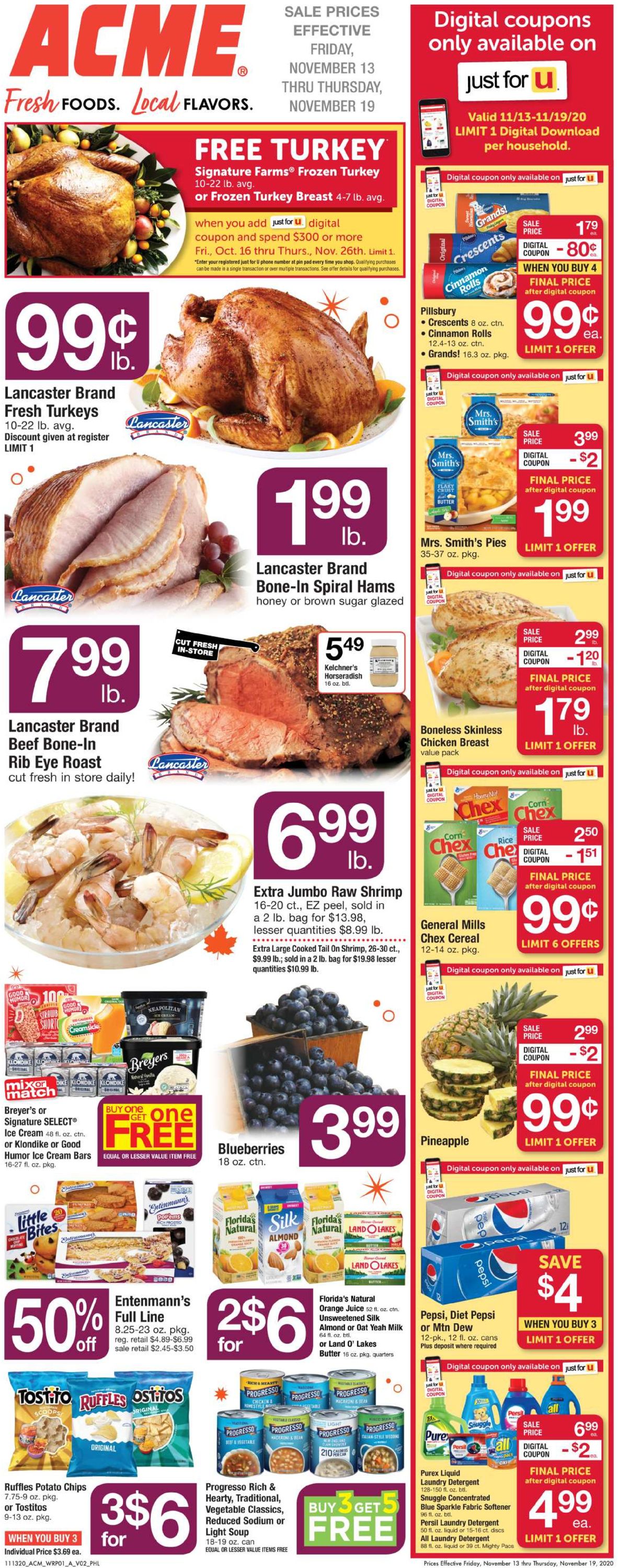 Acme Ad from 11/13/2020