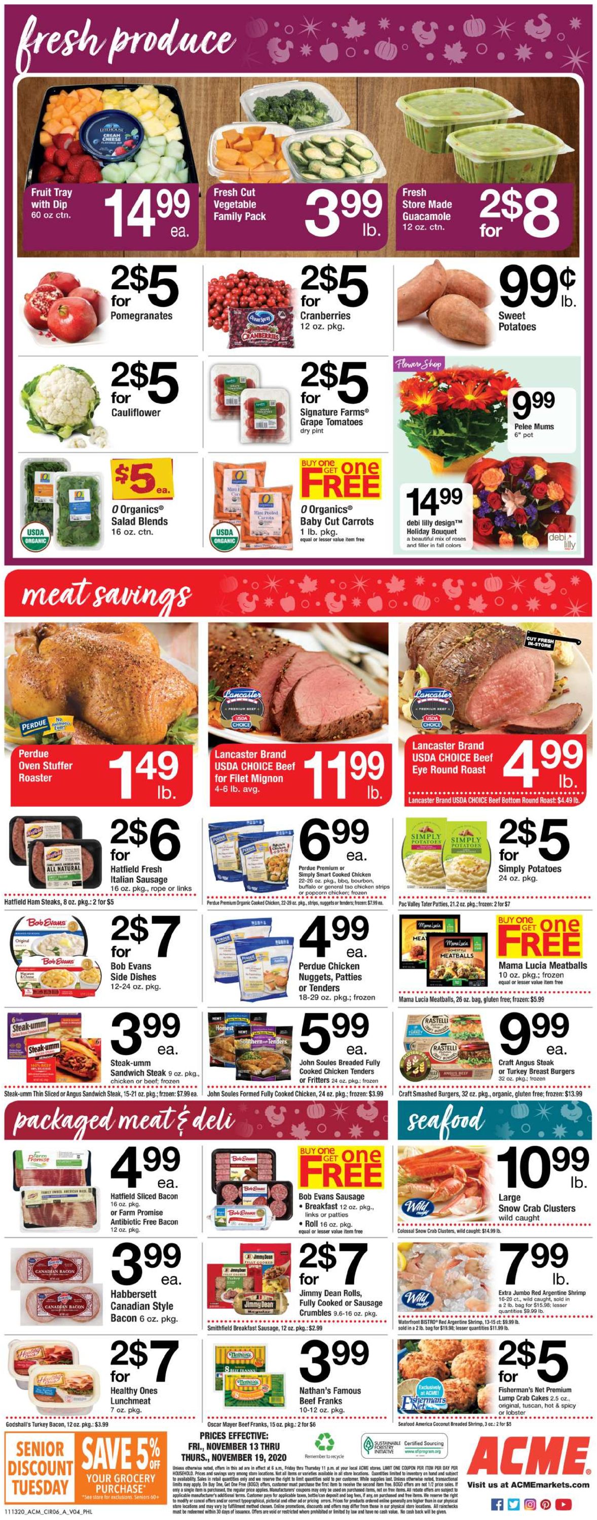 Acme Ad from 11/13/2020
