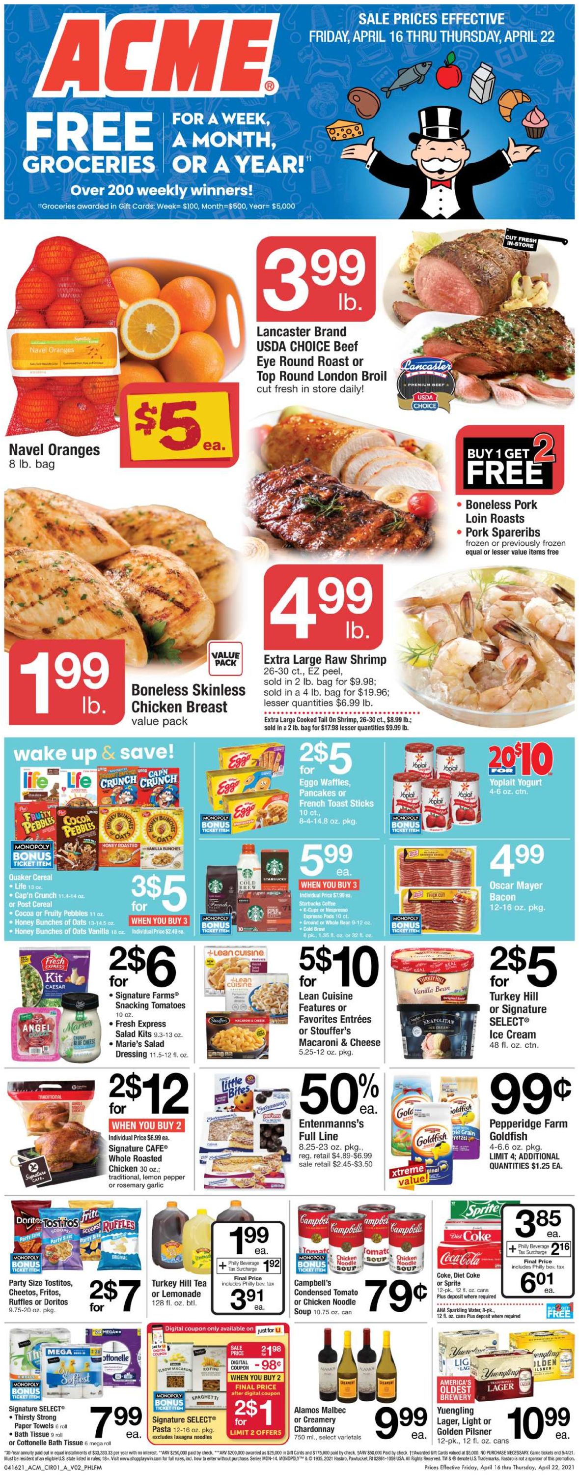 Acme Ad from 04/16/2021
