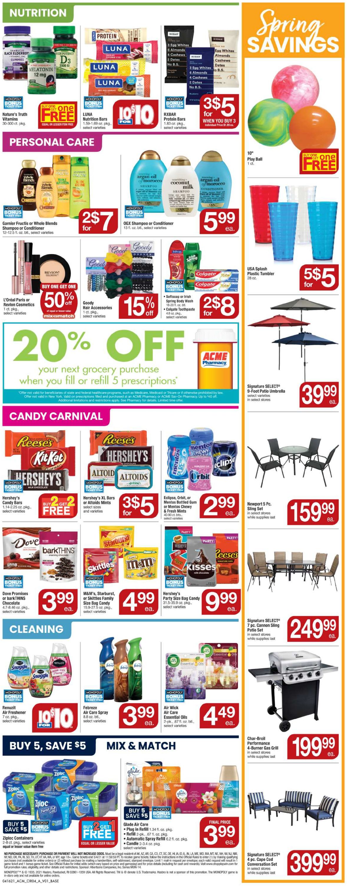 Acme Ad from 04/16/2021