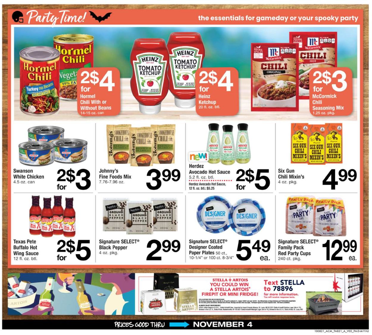 Acme Ad from 10/08/2021
