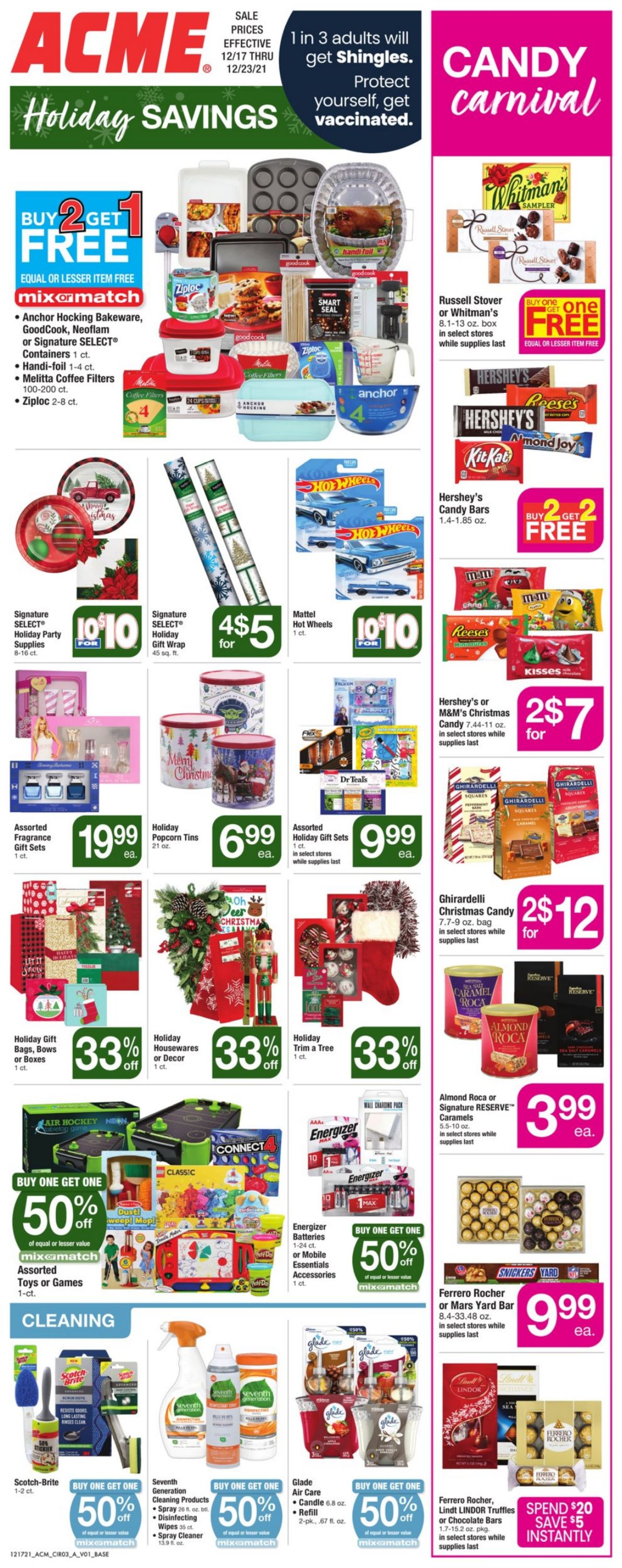Acme Ad from 12/17/2021