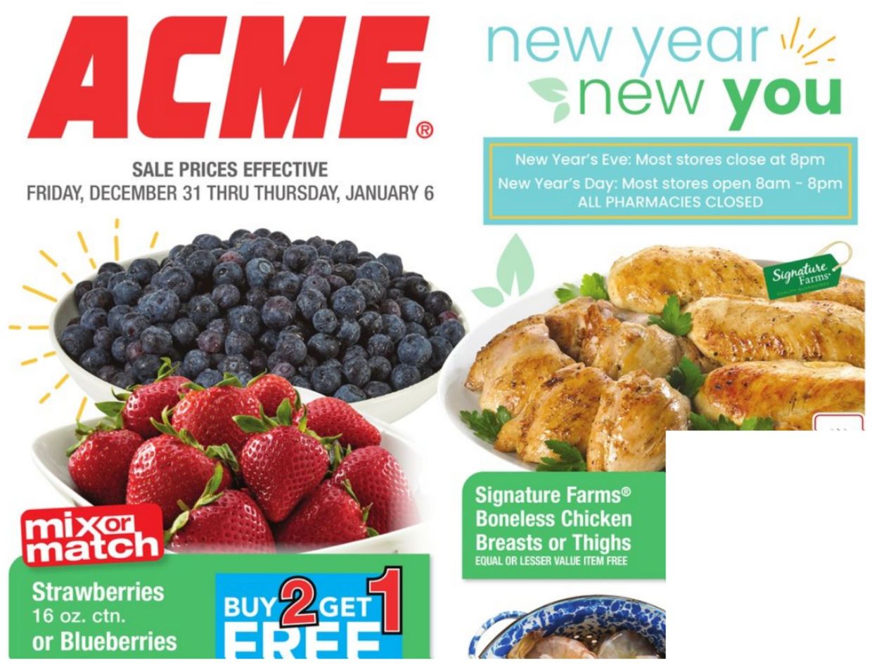 Acme Ad from 12/31/2021