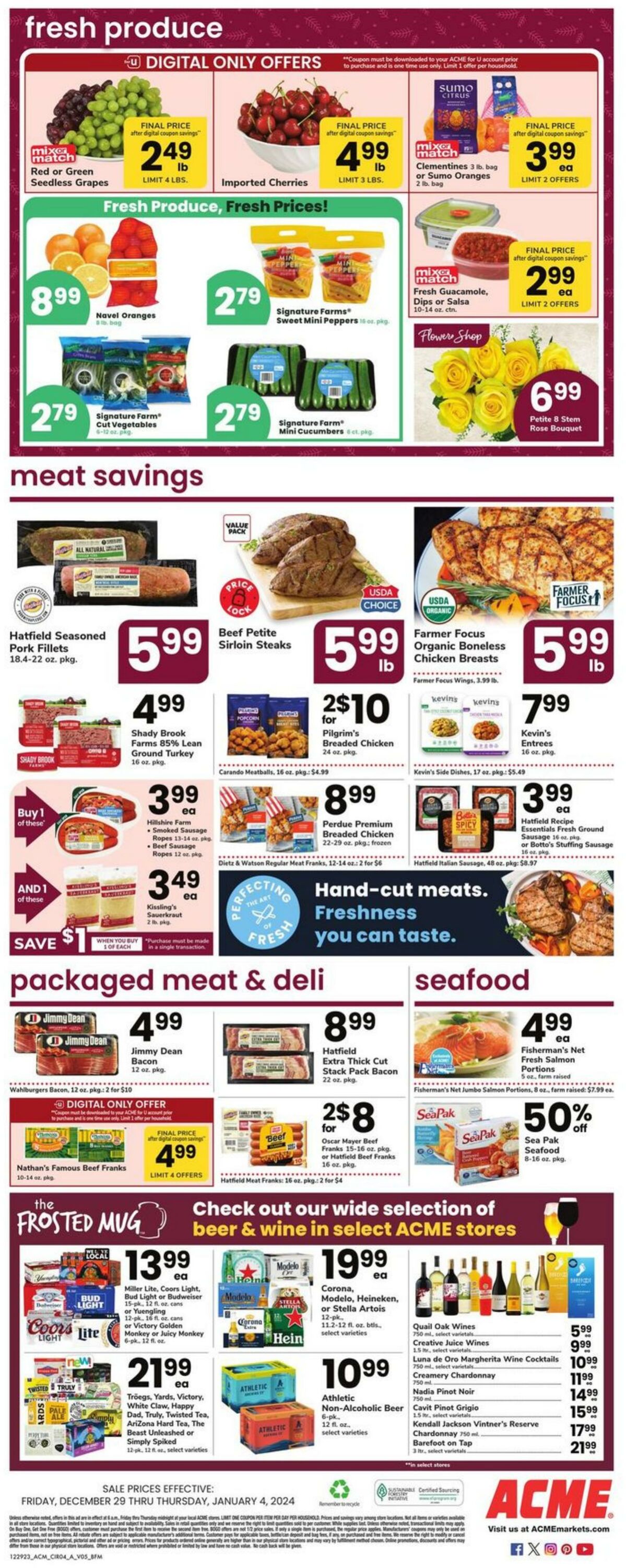 Acme Ad from 12/29/2023