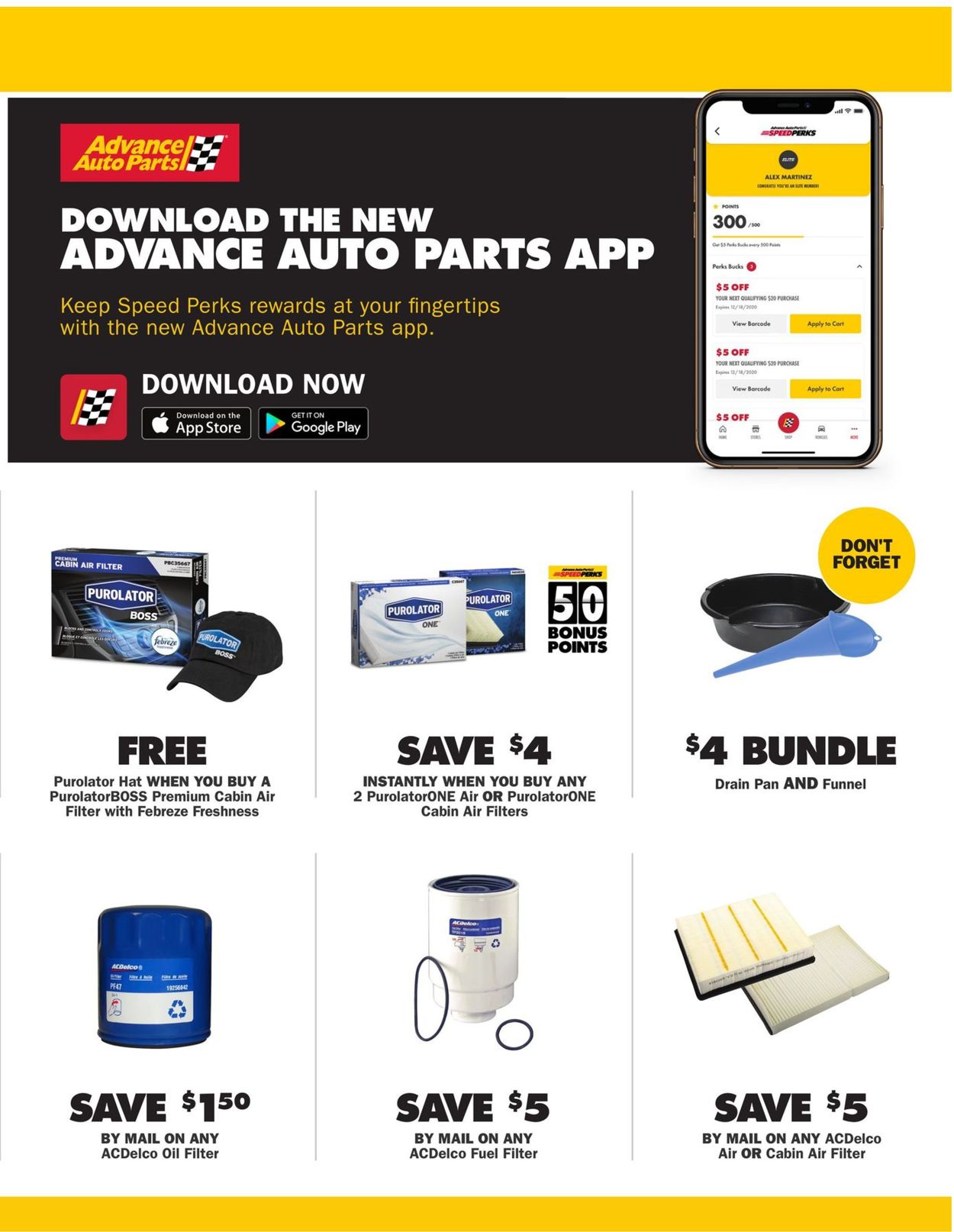 Advance Auto Parts Ad from 05/28/2020