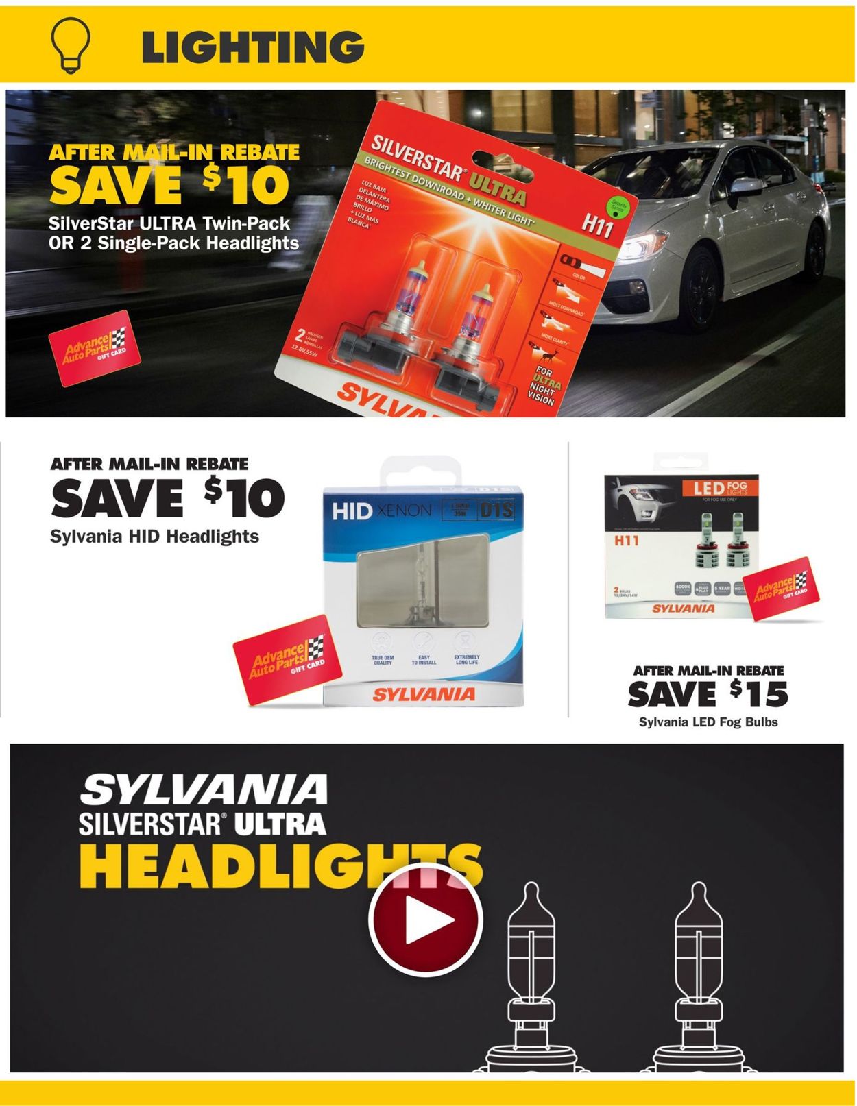 Advance Auto Parts Ad from 12/30/2021