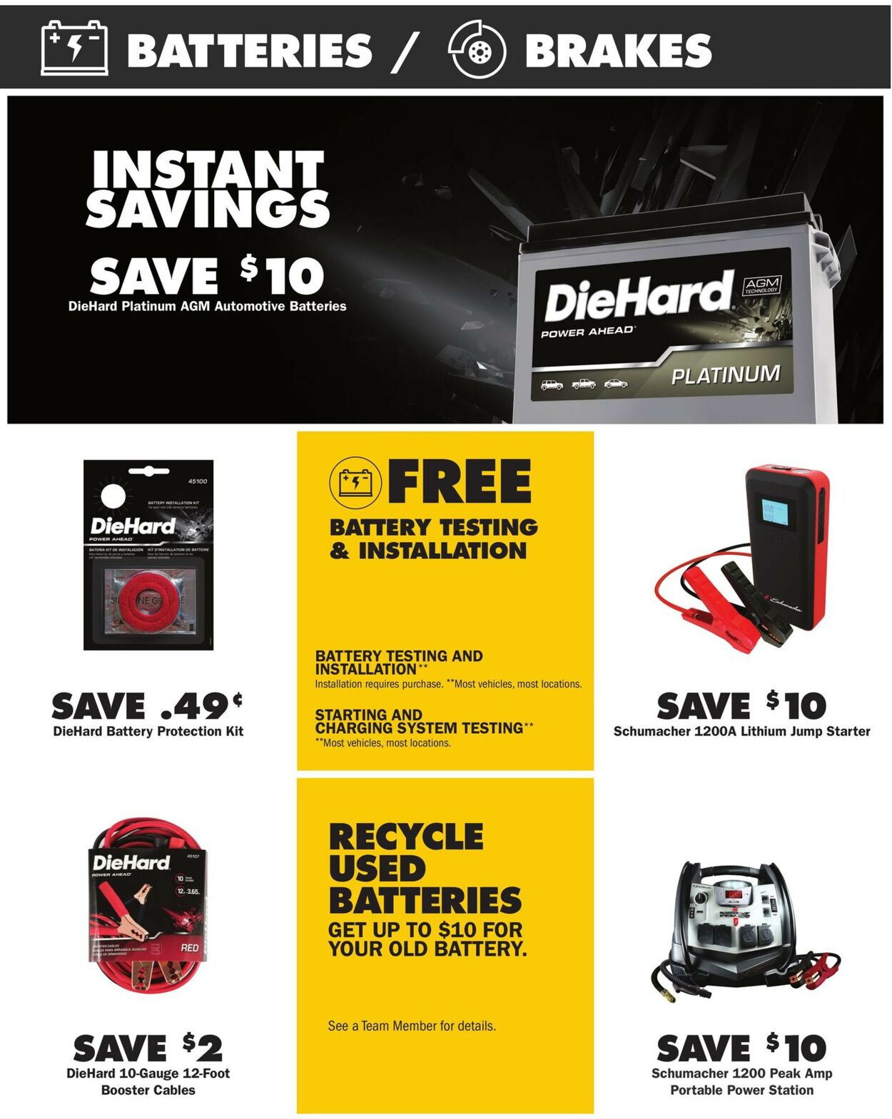 Advance Auto Parts Ad from 10/06/2022