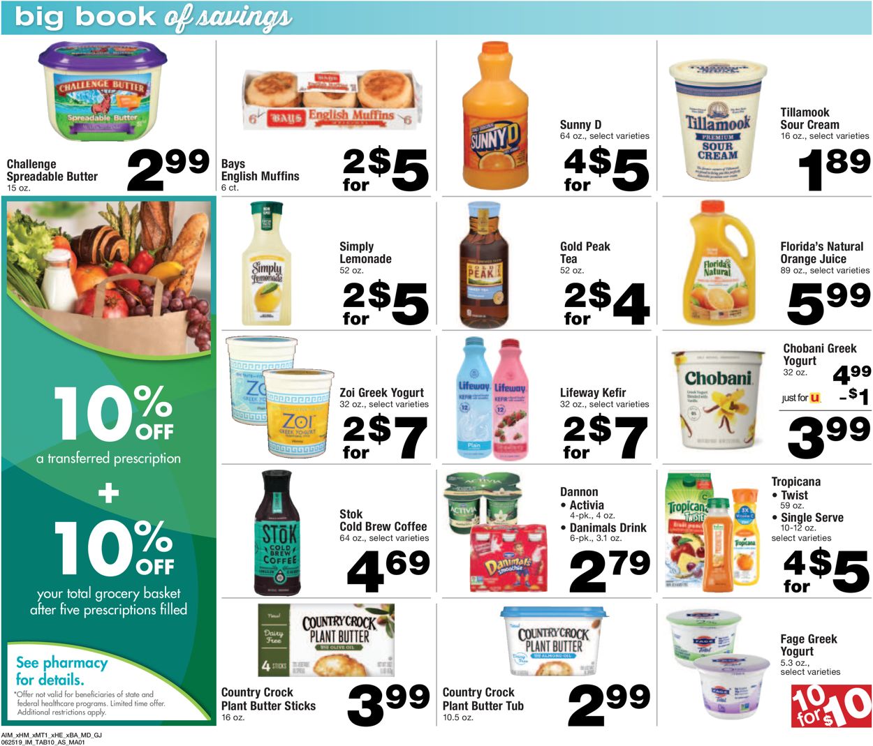 Albertsons Ad from 06/25/2019