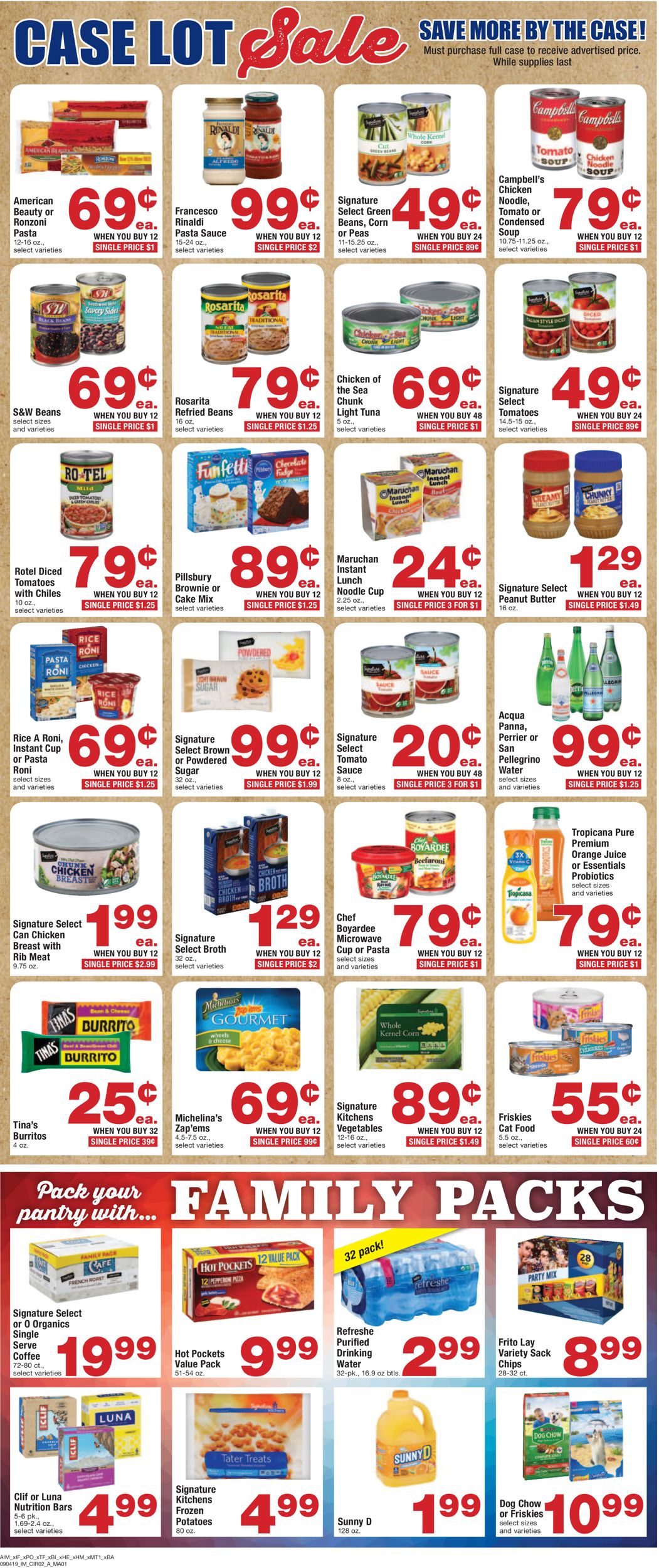 Albertsons Ad from 09/04/2019
