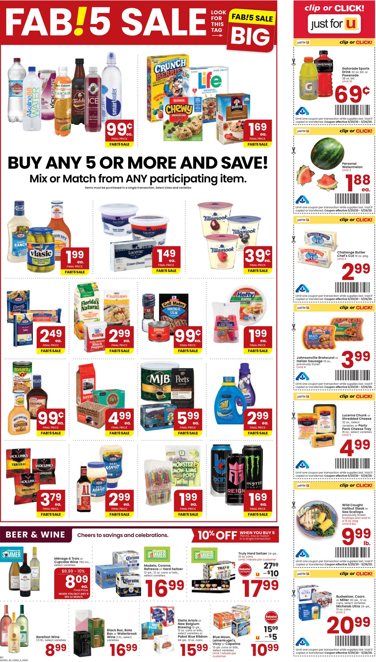 Albertsons Ad from 05/20/2020
