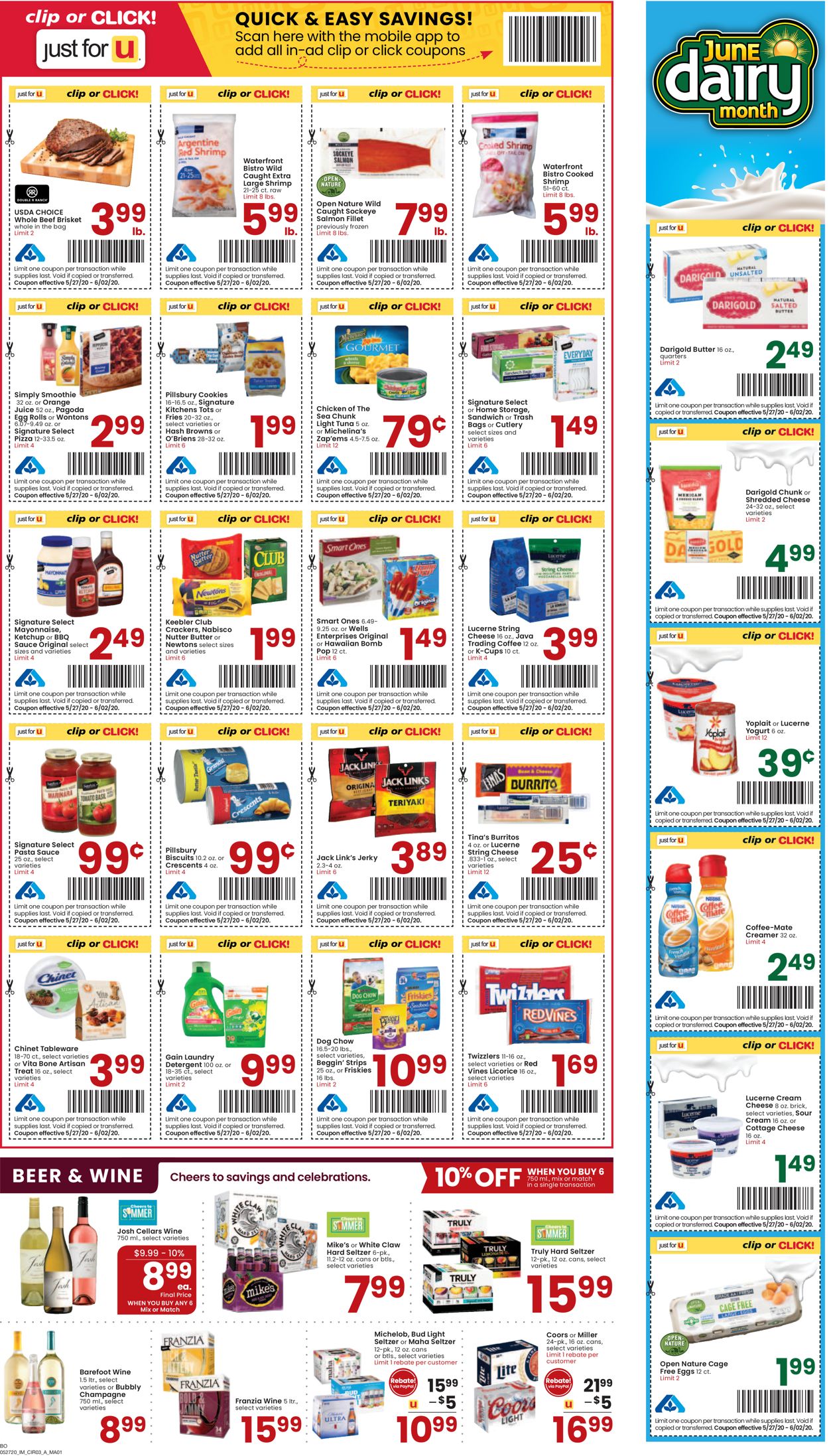 Albertsons Ad from 05/27/2020