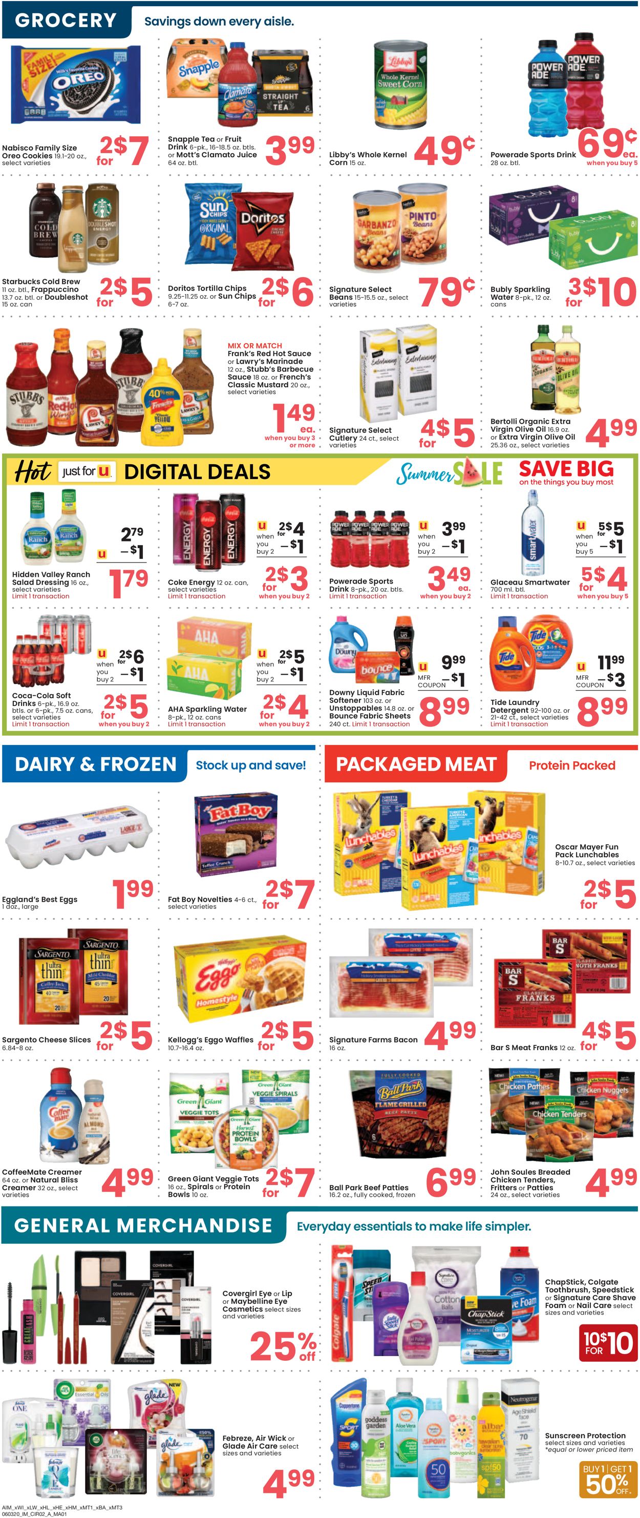 Albertsons Ad from 06/03/2020