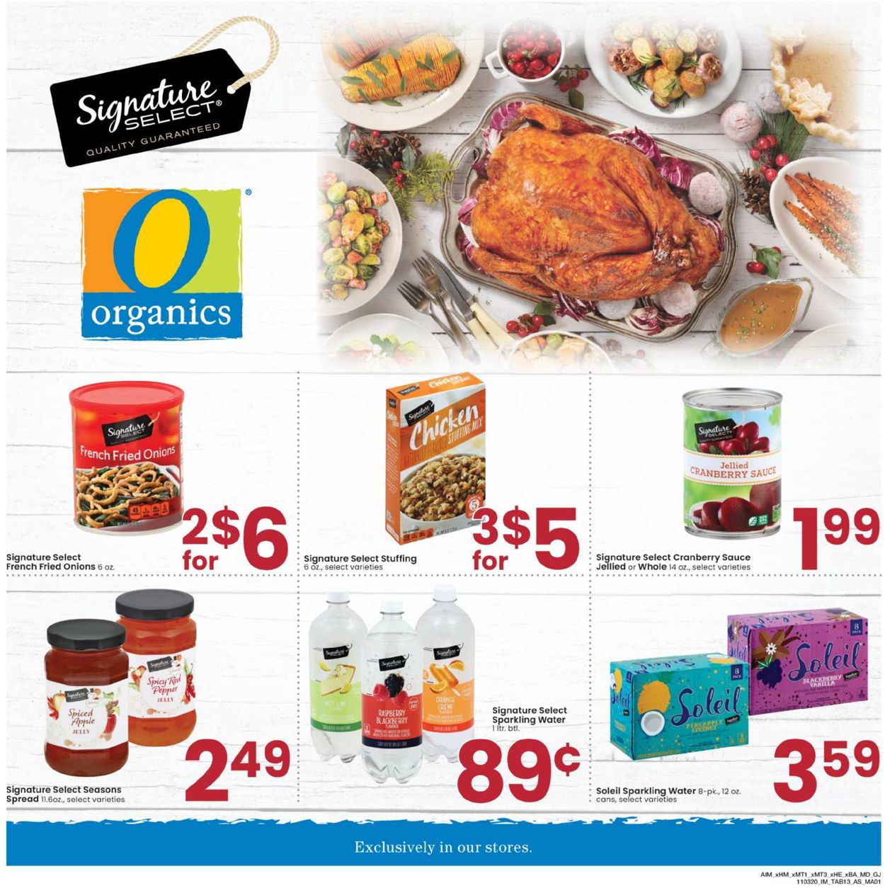 Albertsons Ad from 11/03/2020