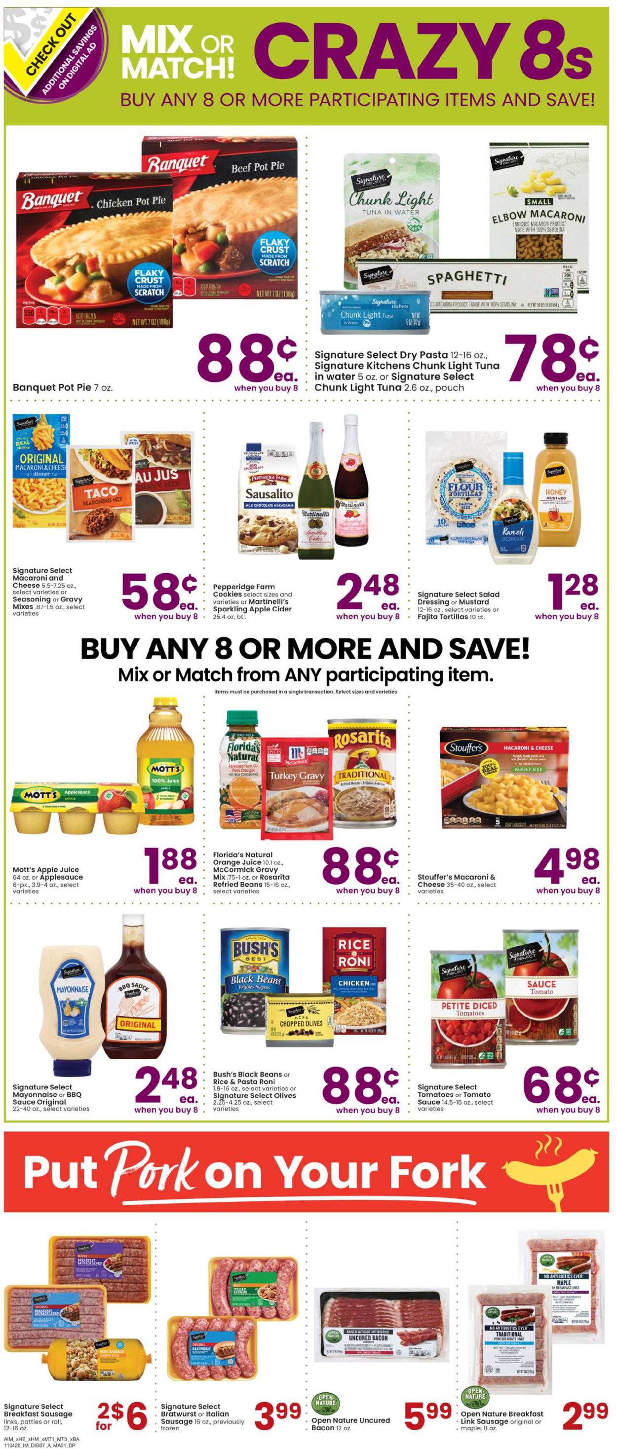 Albertsons Ad from 11/04/2020