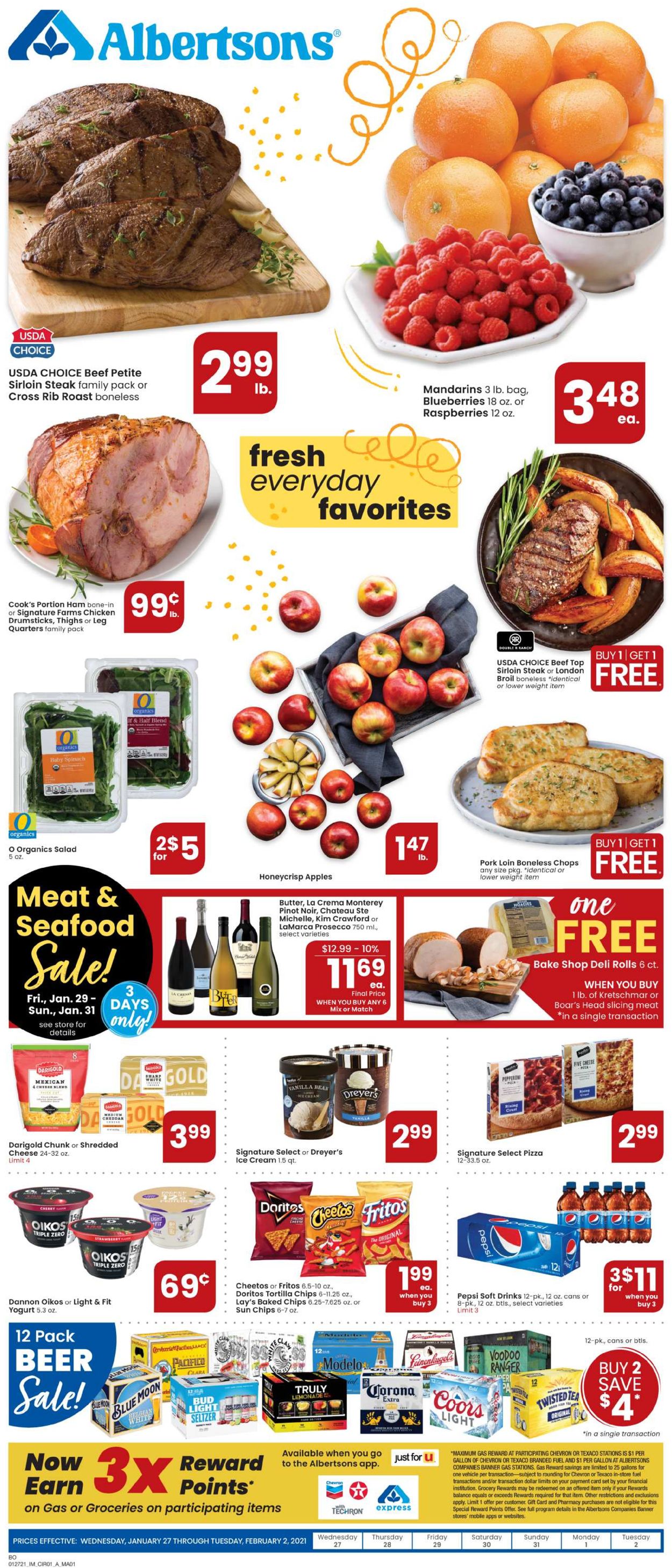 Albertsons Ad from 01/27/2021