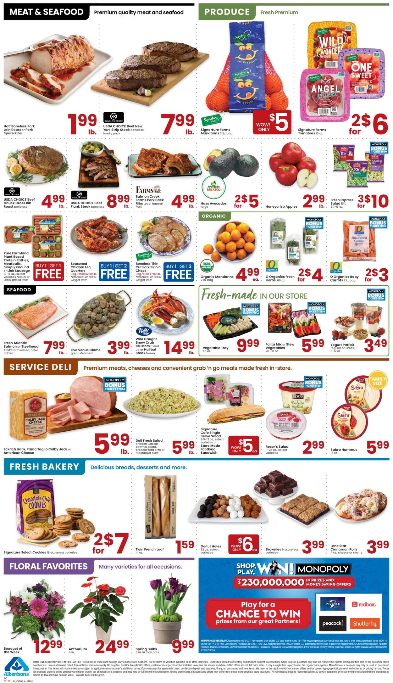 Albertsons Ad from 03/17/2021