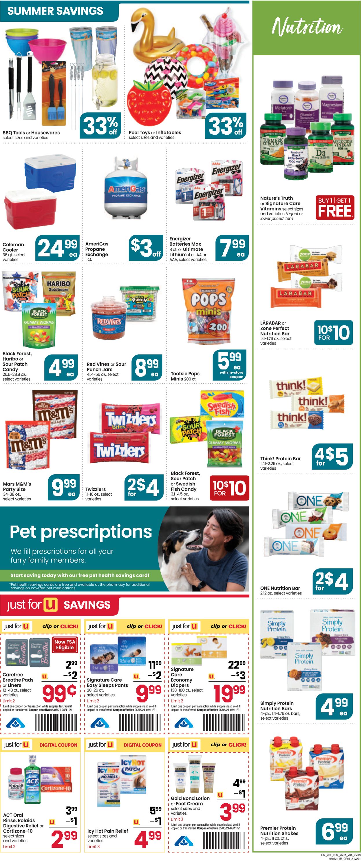 Albertsons Ad from 05/05/2021