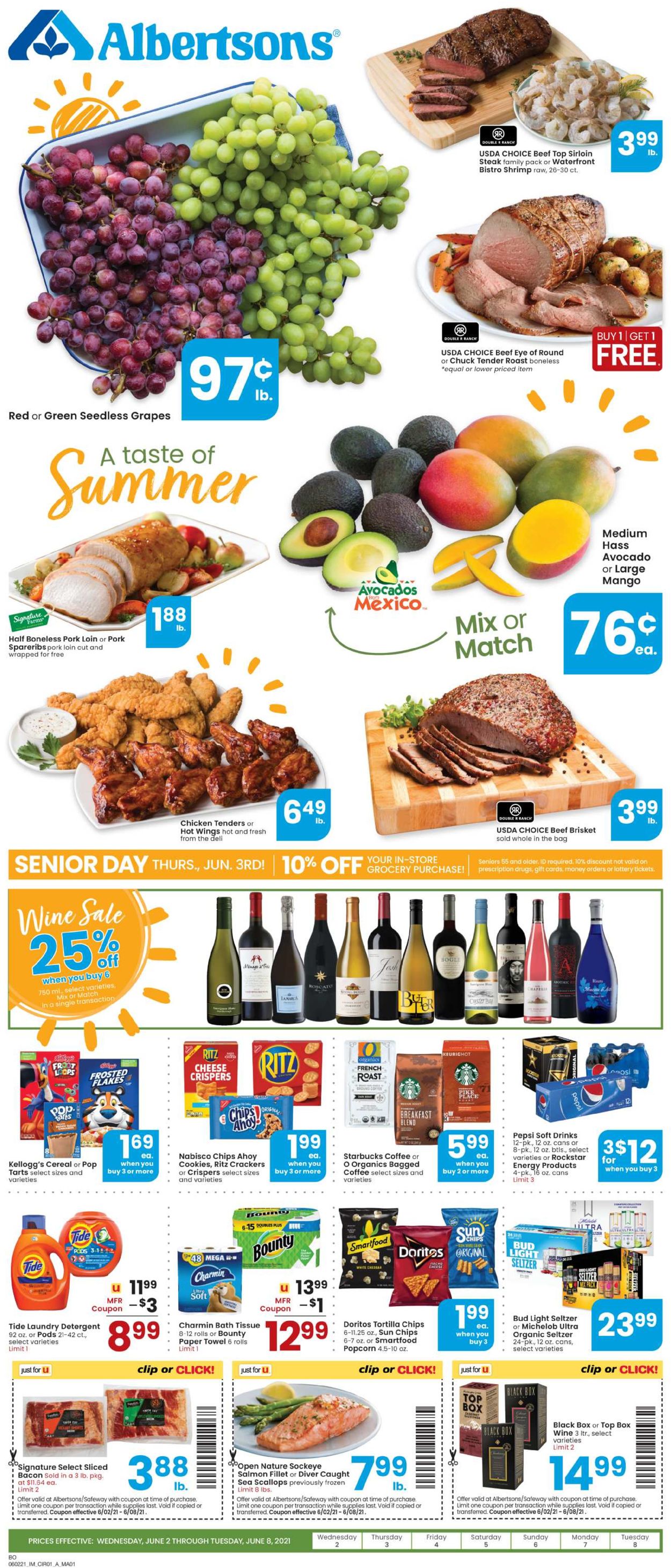 Albertsons Ad from 06/02/2021