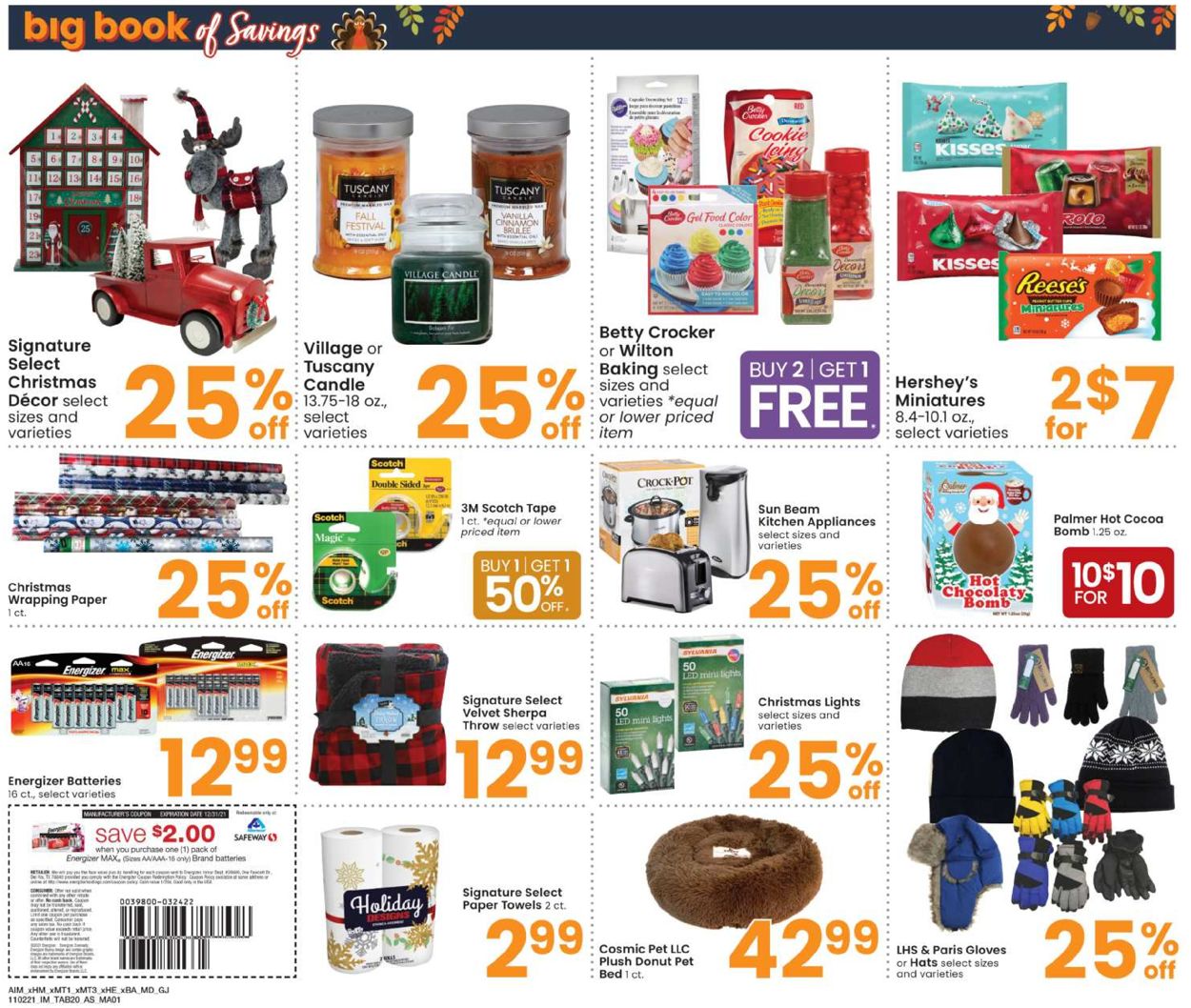Albertsons Ad from 11/02/2021
