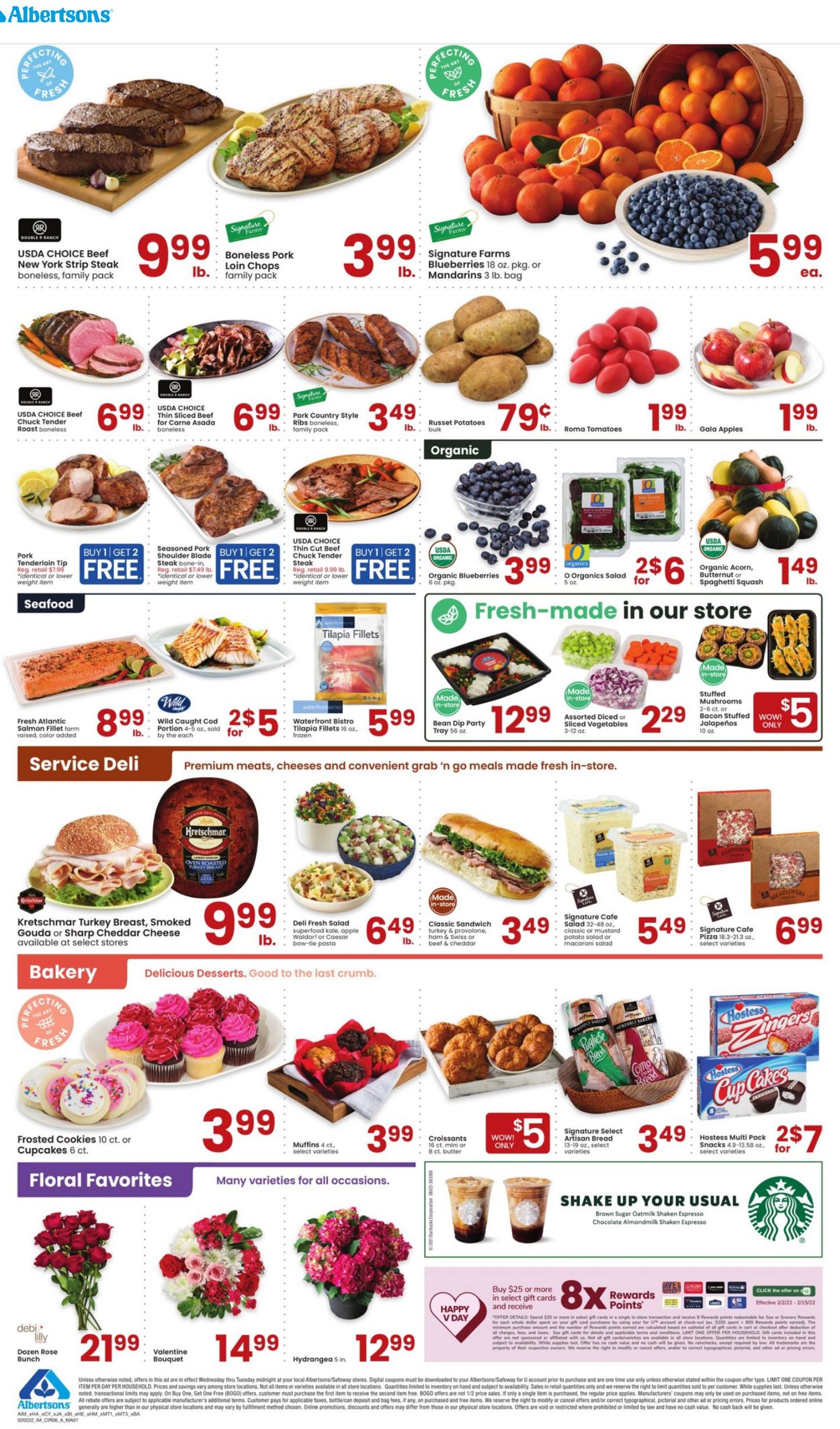 Albertsons Ad from 02/02/2022