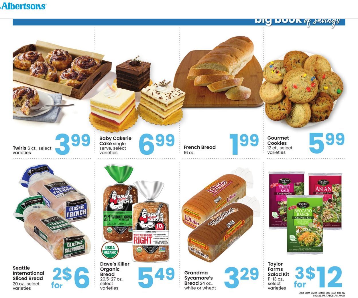 Albertsons Ad from 03/01/2022