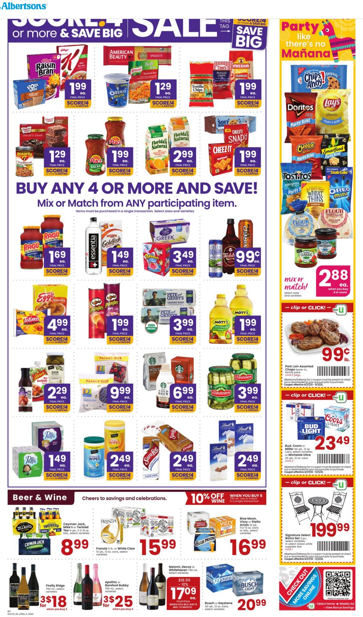 Albertsons Ad from 04/27/2022