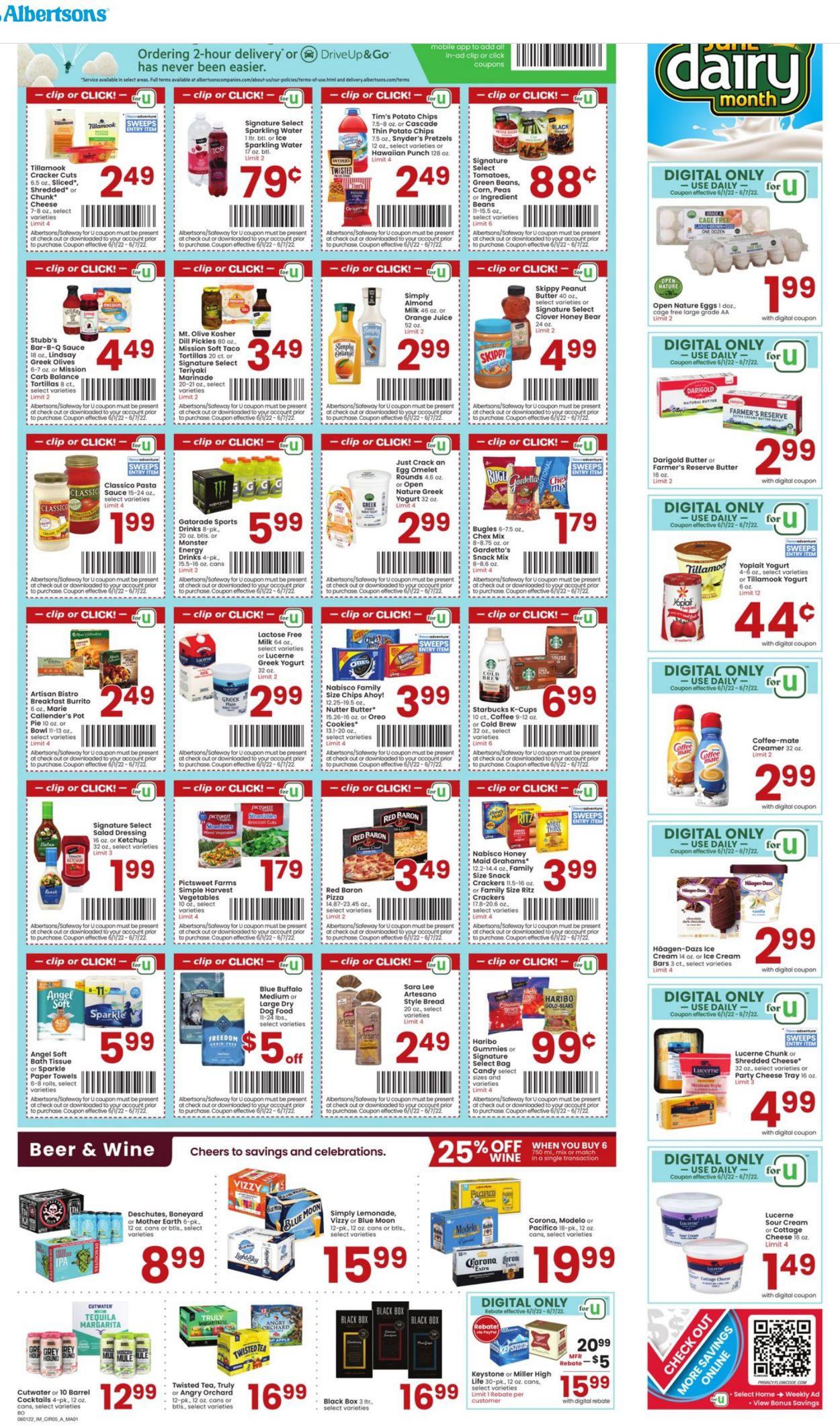 Albertsons Ad from 06/01/2022
